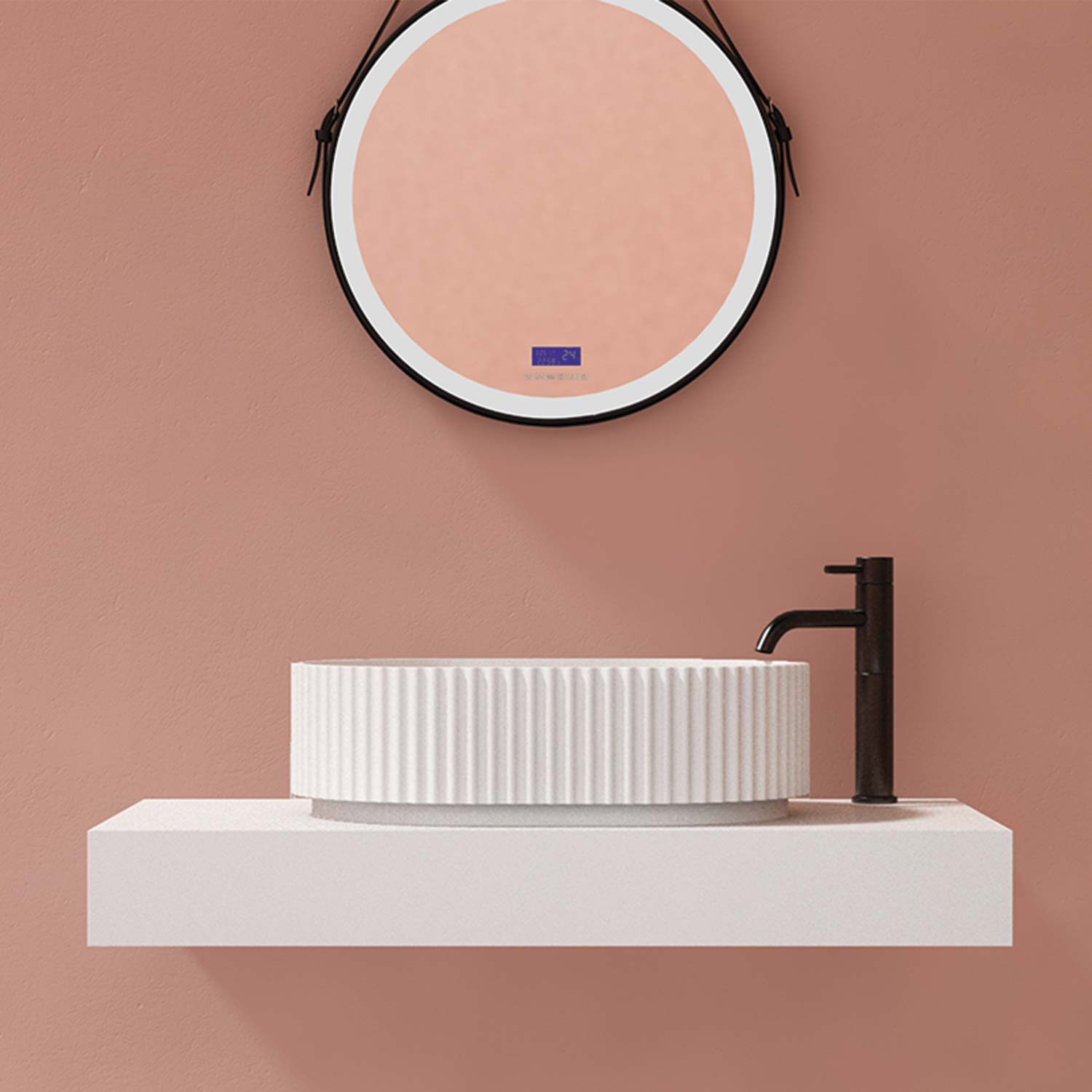 DAX OLYMPIA collection matte finish vessel sink