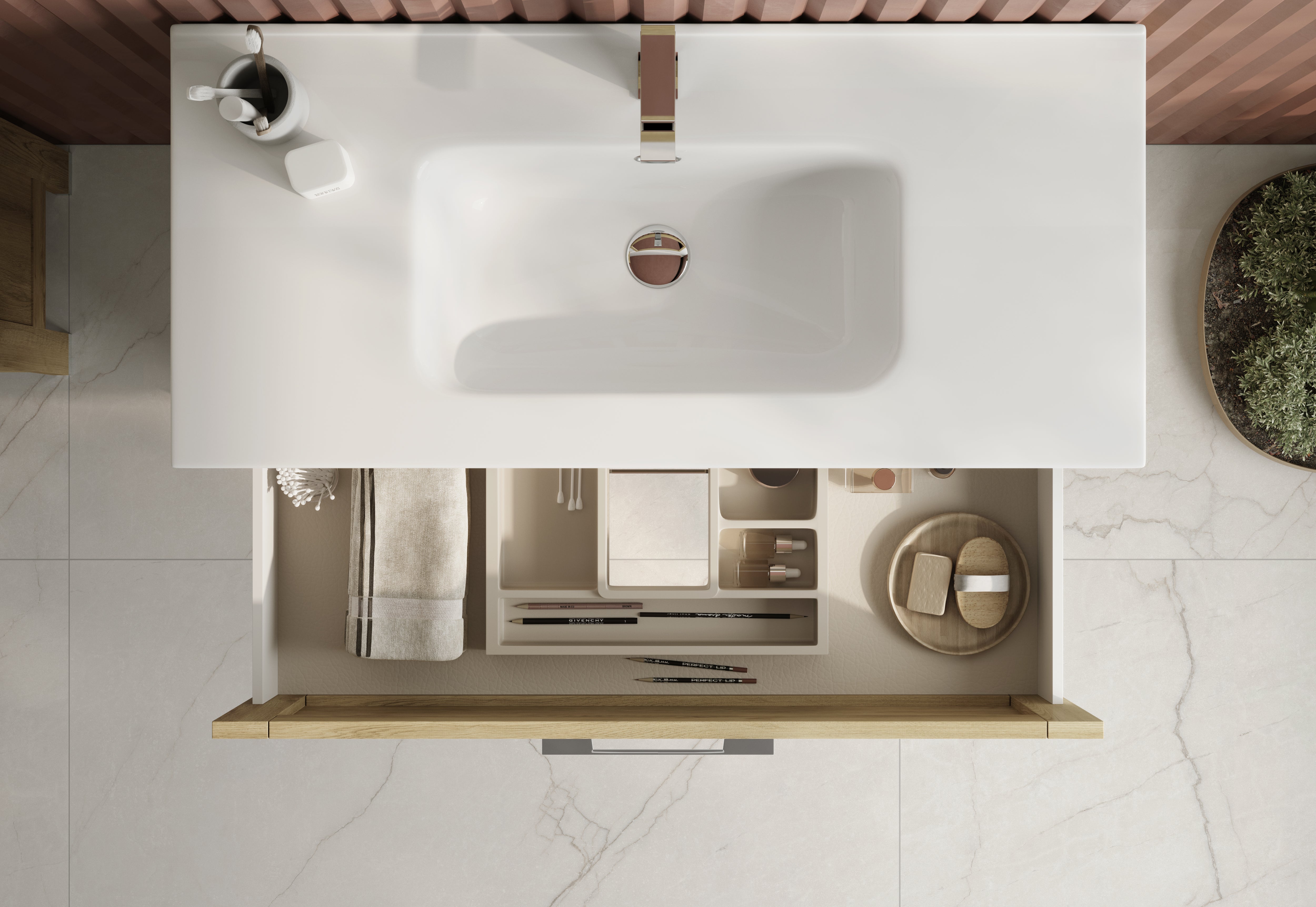 DAX Onix Glossy Ceramic Basin with antibacterial treatment. Highly resistant and easy to clean. Order now at www.daxib.com