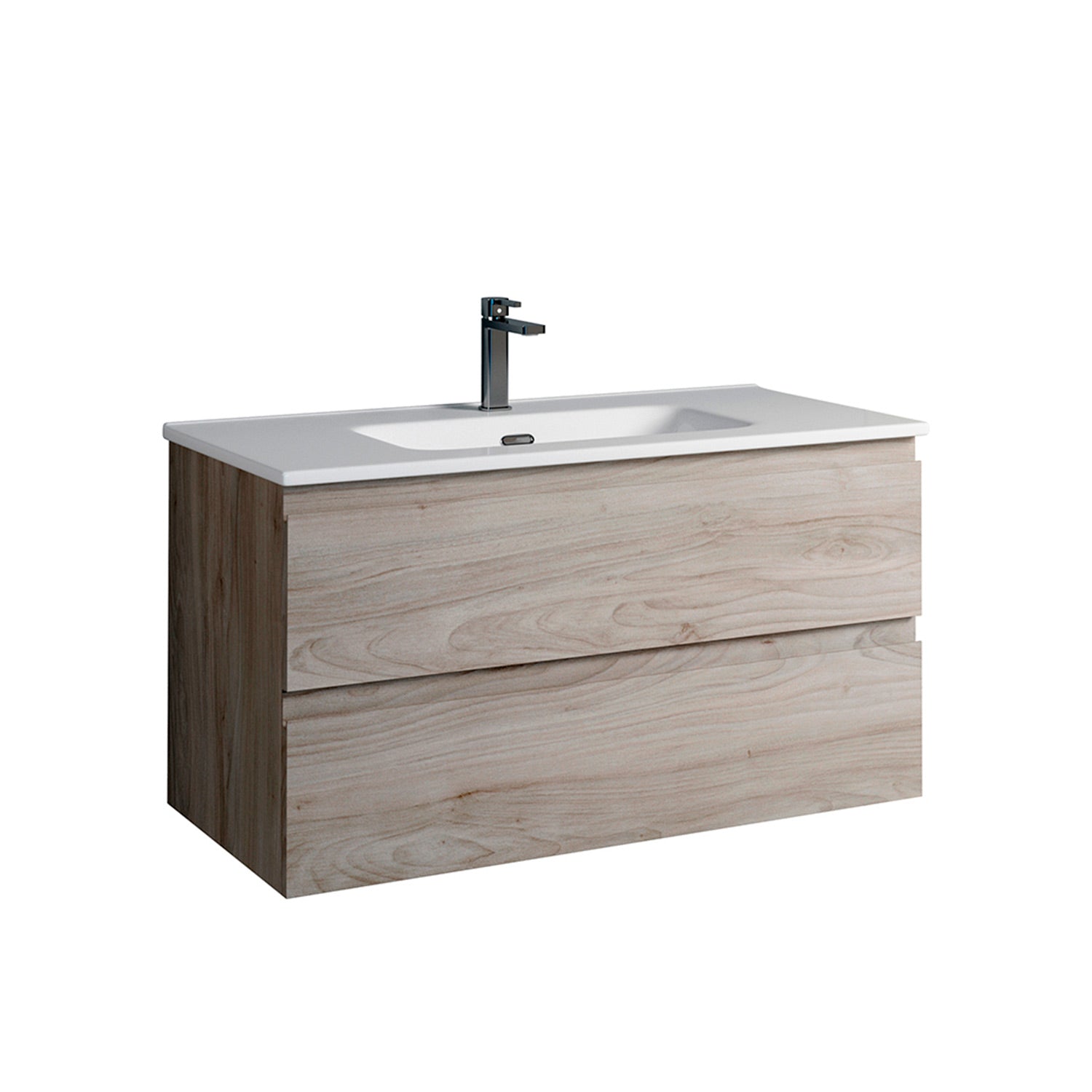 Pasadena Single Bathroom Vanity Cabinet with Onix Ceramic Basin
