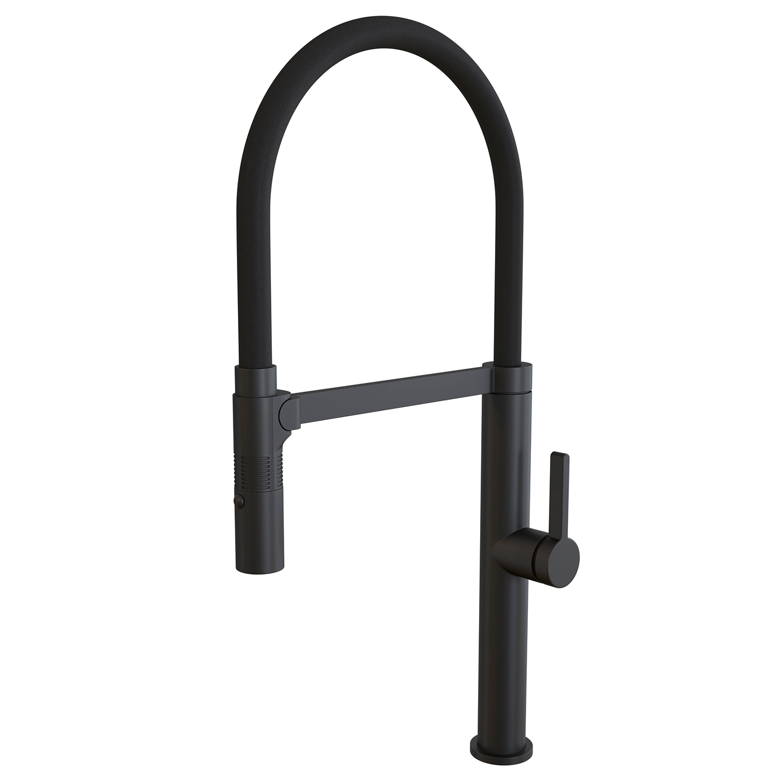 DAX Single Handle Pull Out Kitchen Faucet with Dual Sprayer, Brass Body and Shower Head, 9-3/16 x 21-5/8 Inches (DAX-S2417)