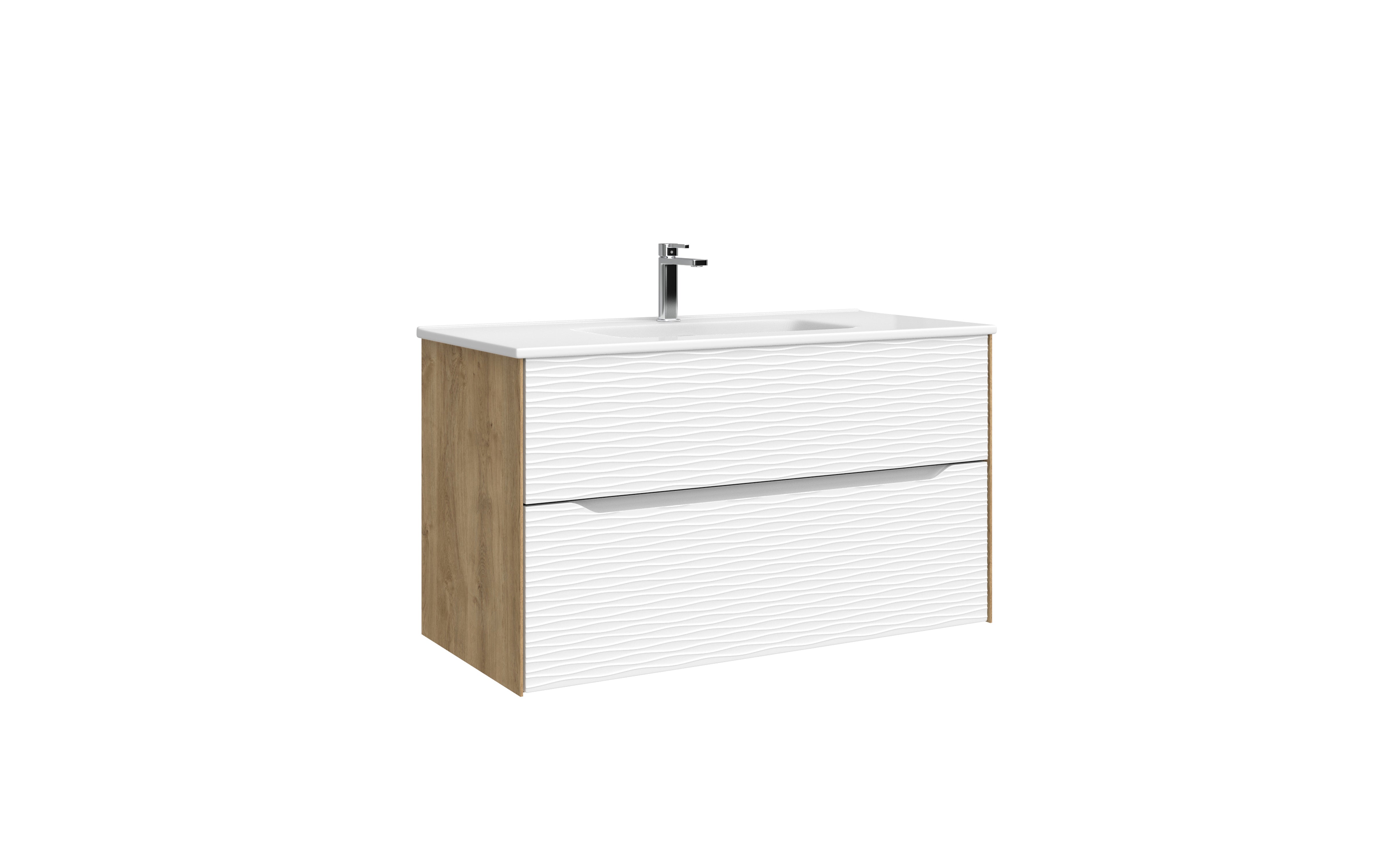 DAX Sahara Bathroom Vanity Cabinet with Onix Basin
