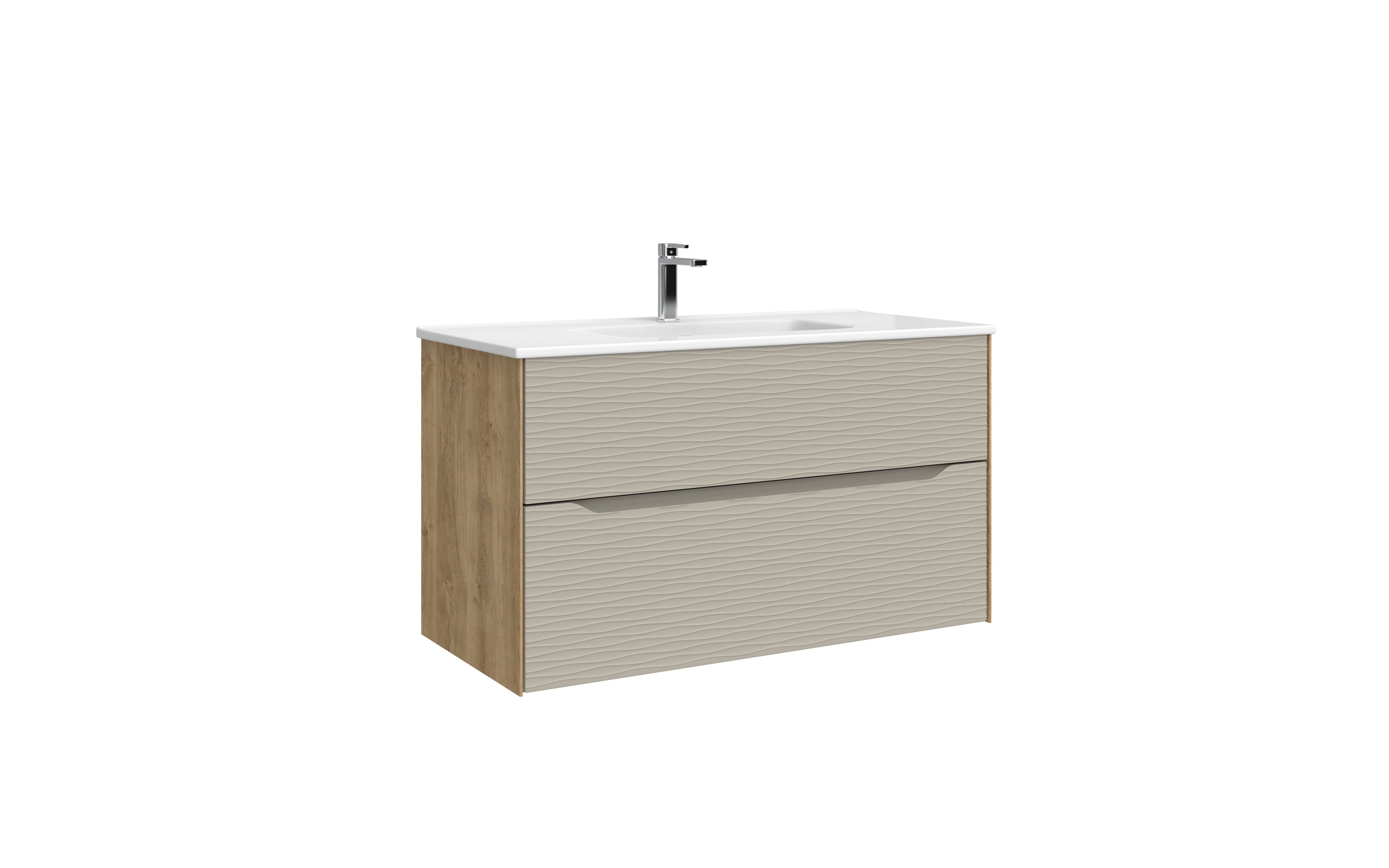 DAX Sahara Bathroom Vanity Cabinet with Onix Basin