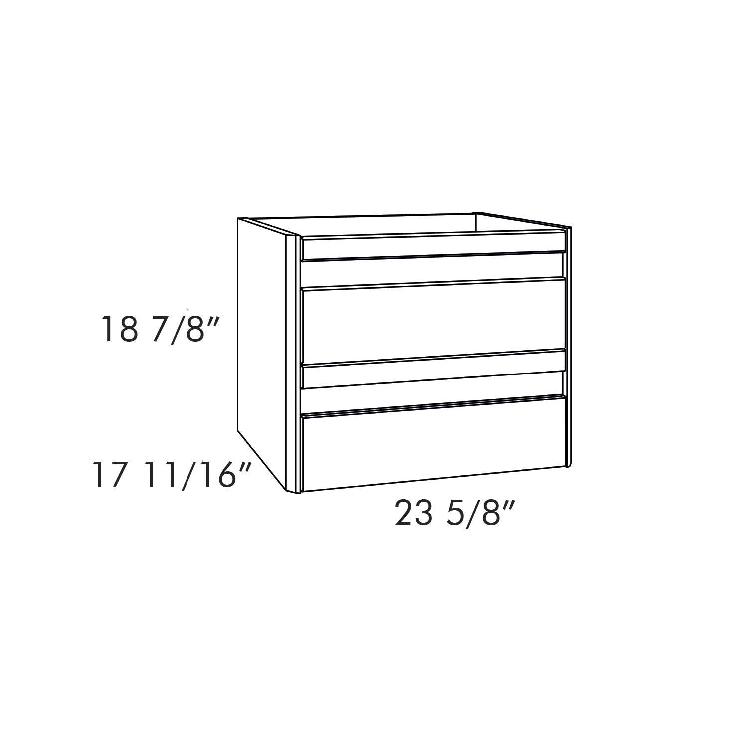 Bathroom Vanity Cabinet TOSCANA Collection by DAX