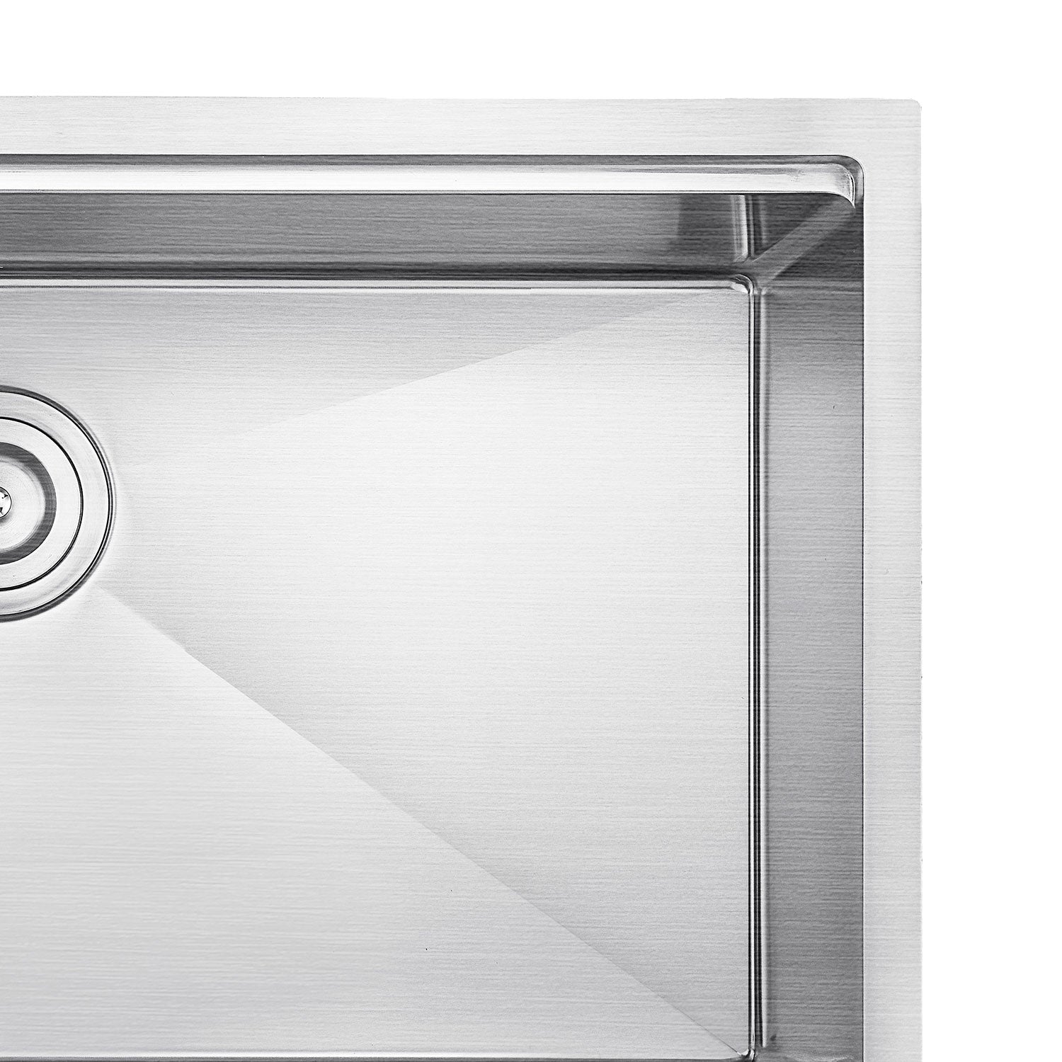 DAX Workstation Undermount Single Bowl Kitchen Sink - Handmade - Stainless Steel 304 -16 Gauge - Accessories Included (DAX-WS3219-R10)