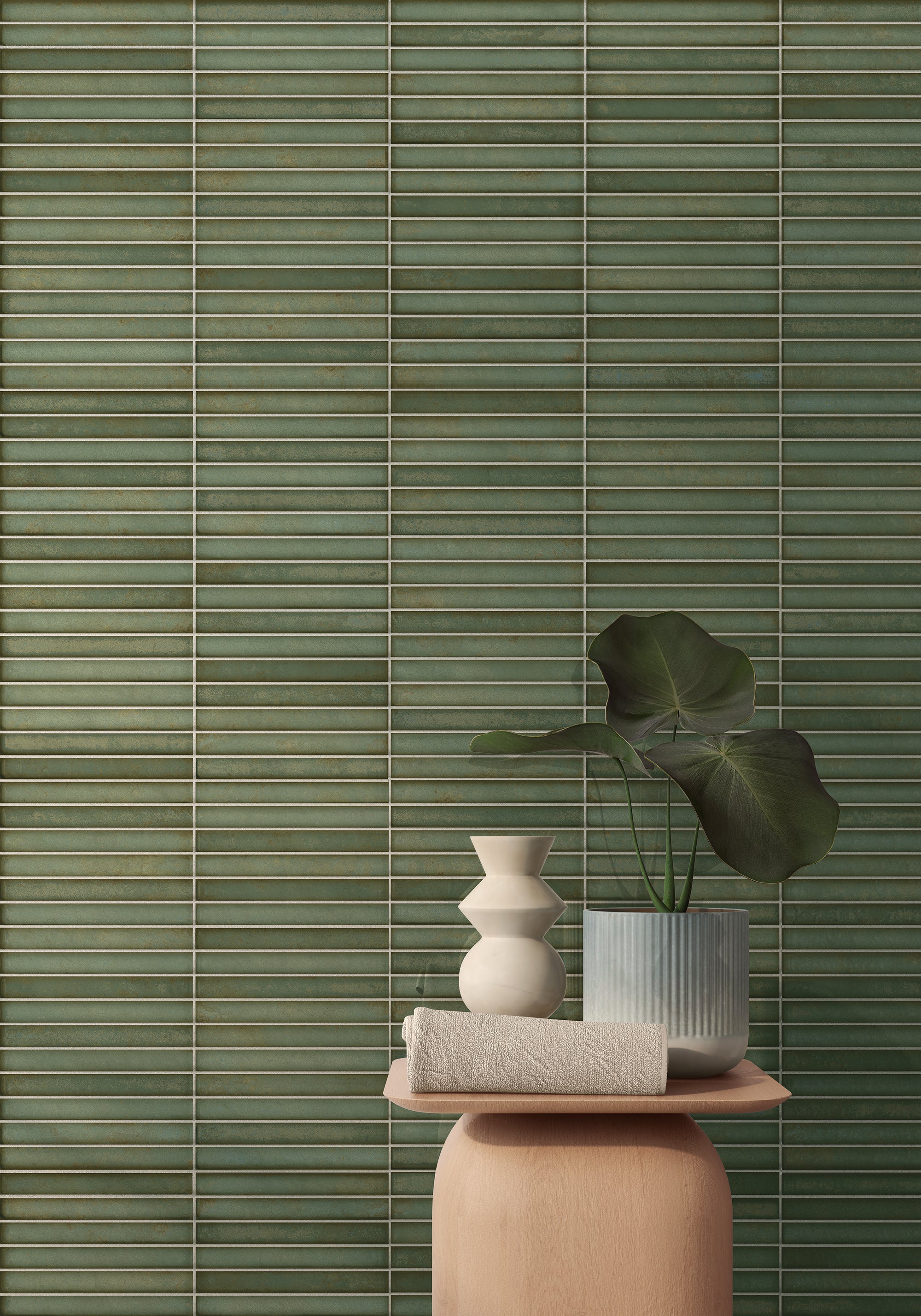 PLATERA PENCIL wall coverings - 14 x 14 - (12 pc Box - 15.85 sqft Box - 36 Box pallet)