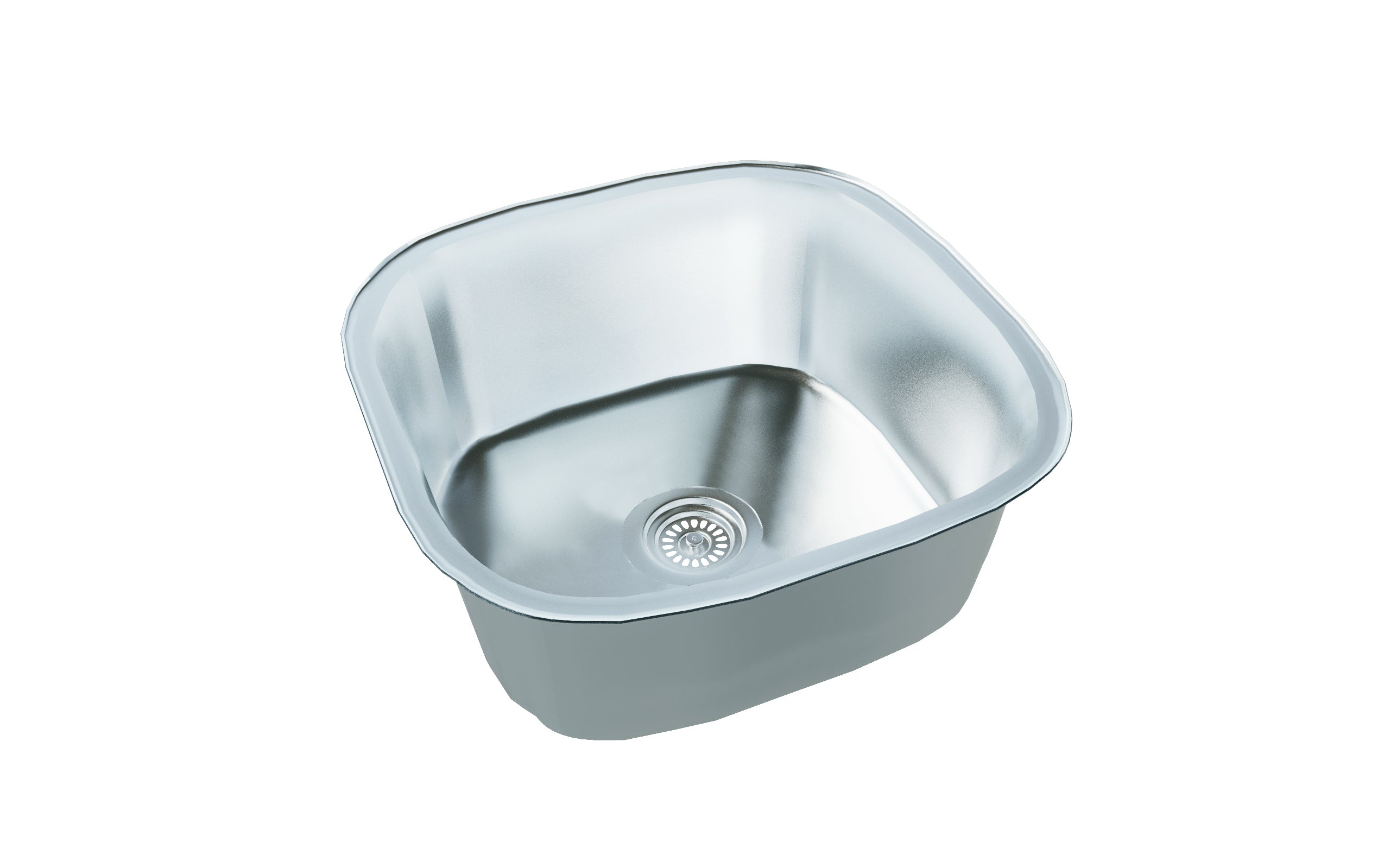 DAX Single Bowl Undermount Kitchen Sink 16" x 16" - 18G. (DX-1616).