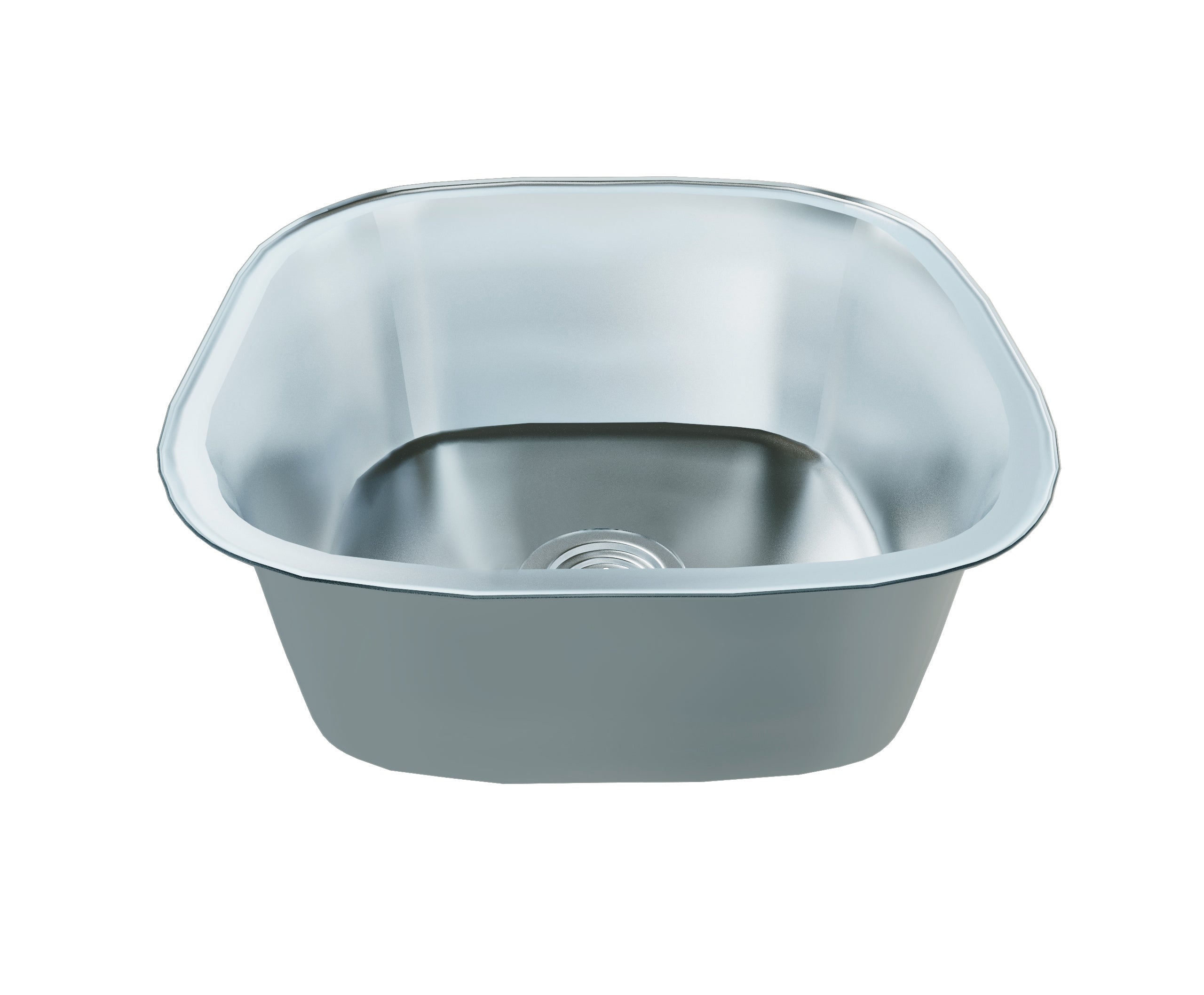 DAX Single Bowl Undermount Kitchen Sink 16" x 16" - 18G. (DX-1616).