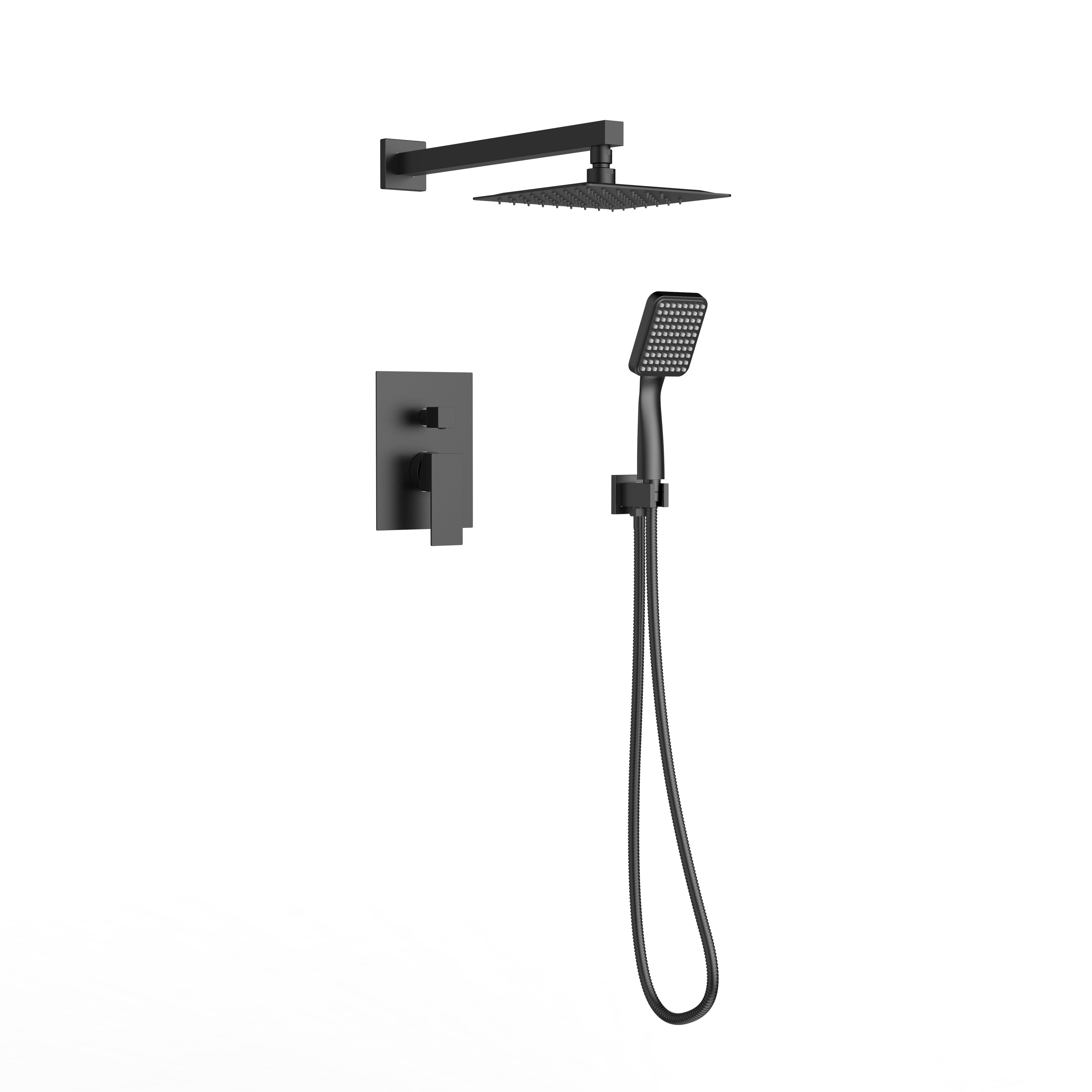 DAX Roma Square Shower System with Hand Shower