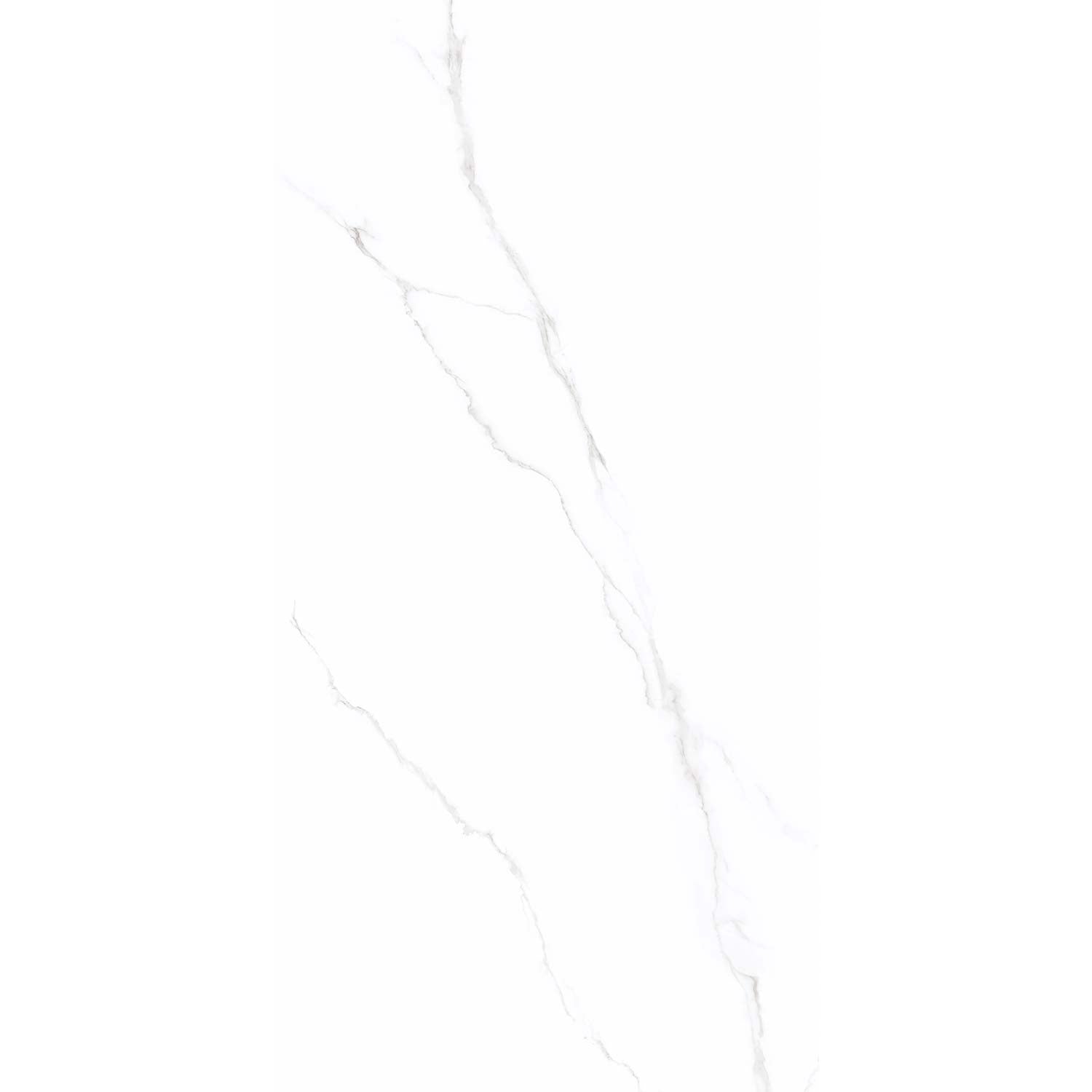 DAX Statuario Ceramic tile 24" x 48" marble-look