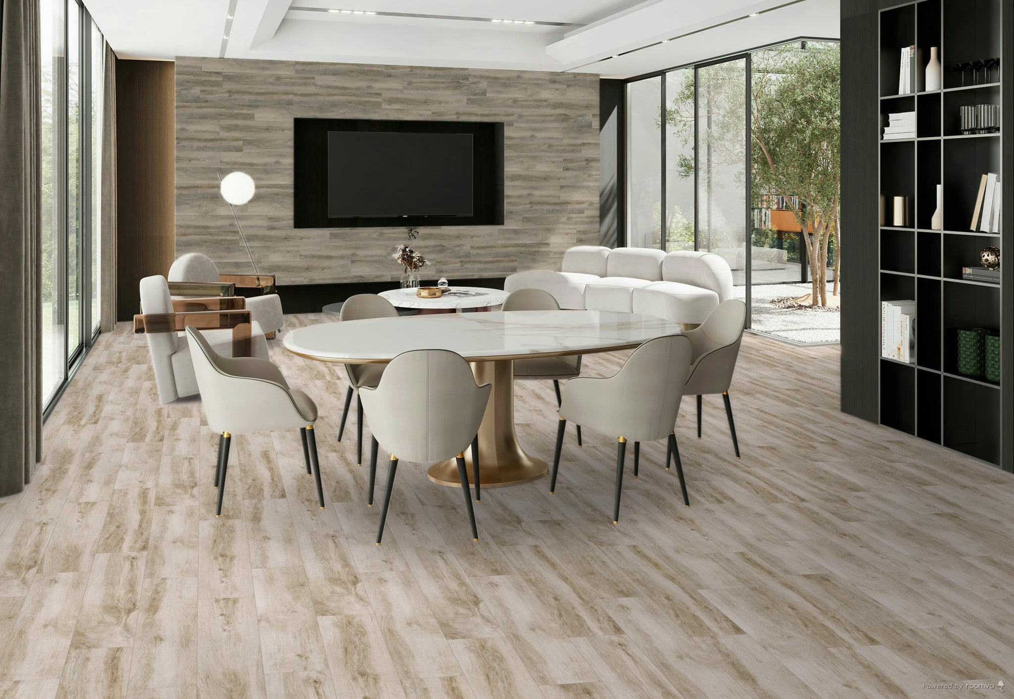 TAU FOREVER flooring - 10 x 40 - (16.15 Sqft - 6 pcs per Box - 28 Boxes per Pallet)