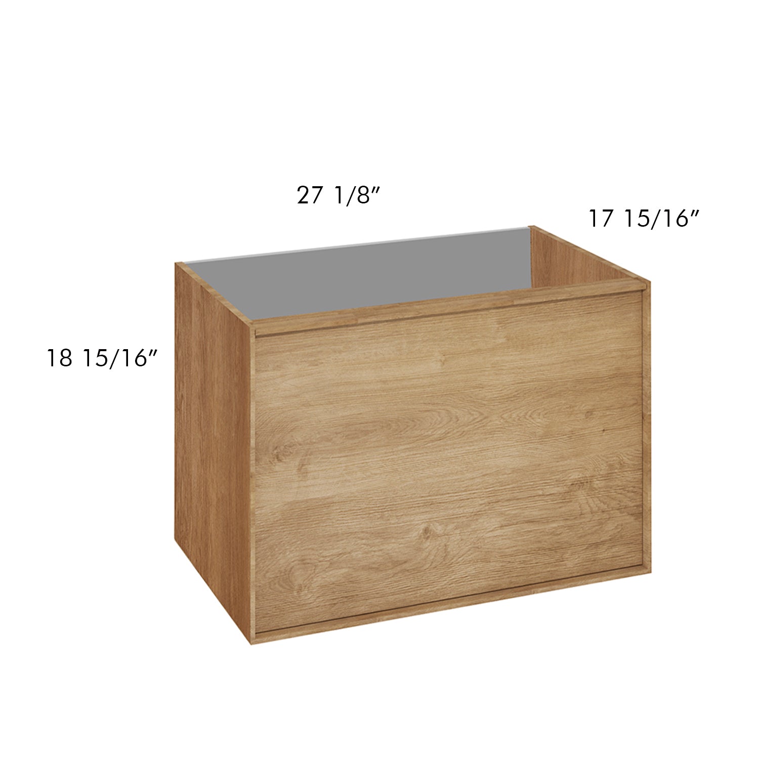 DAX Berlin Single Vanity Cabinet Oak with Onix Basin