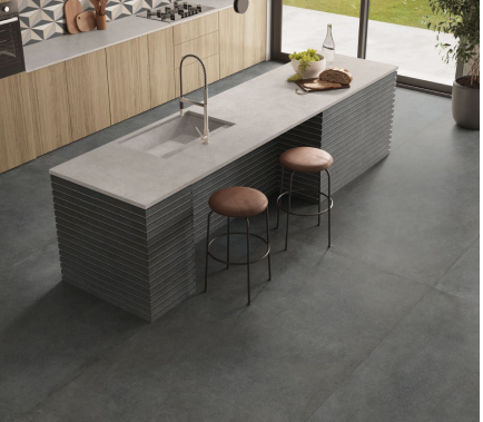 EMIL Be-Square Naturale Rett. Azulejo Porcellanato Rettificato Concrete 24x48 (15.49 Sqft - 2 piezas por caja)(BE Square by Emil))
