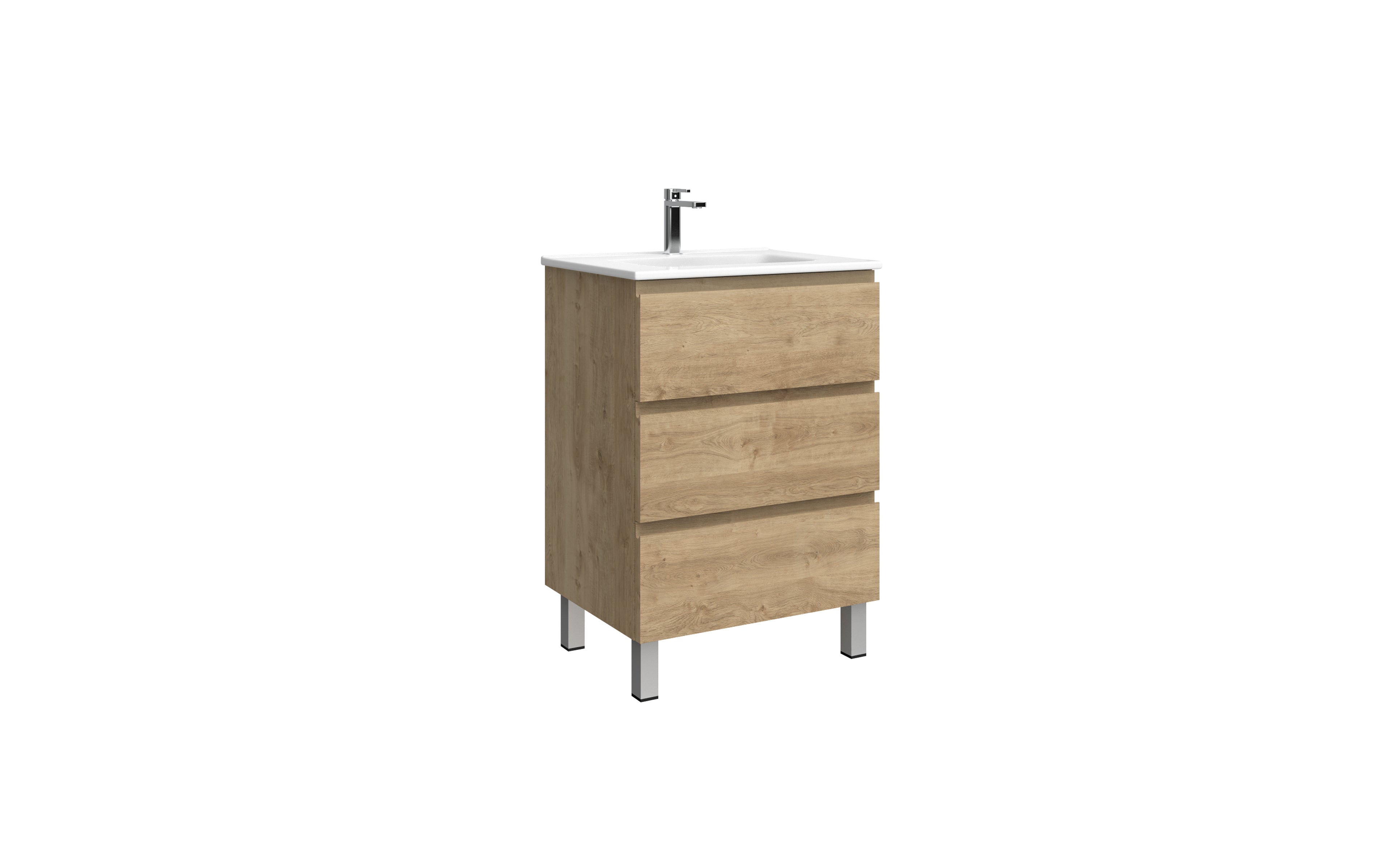 Bathroom Vanity Cabinet - Costa Collection by DAX - Basin Included