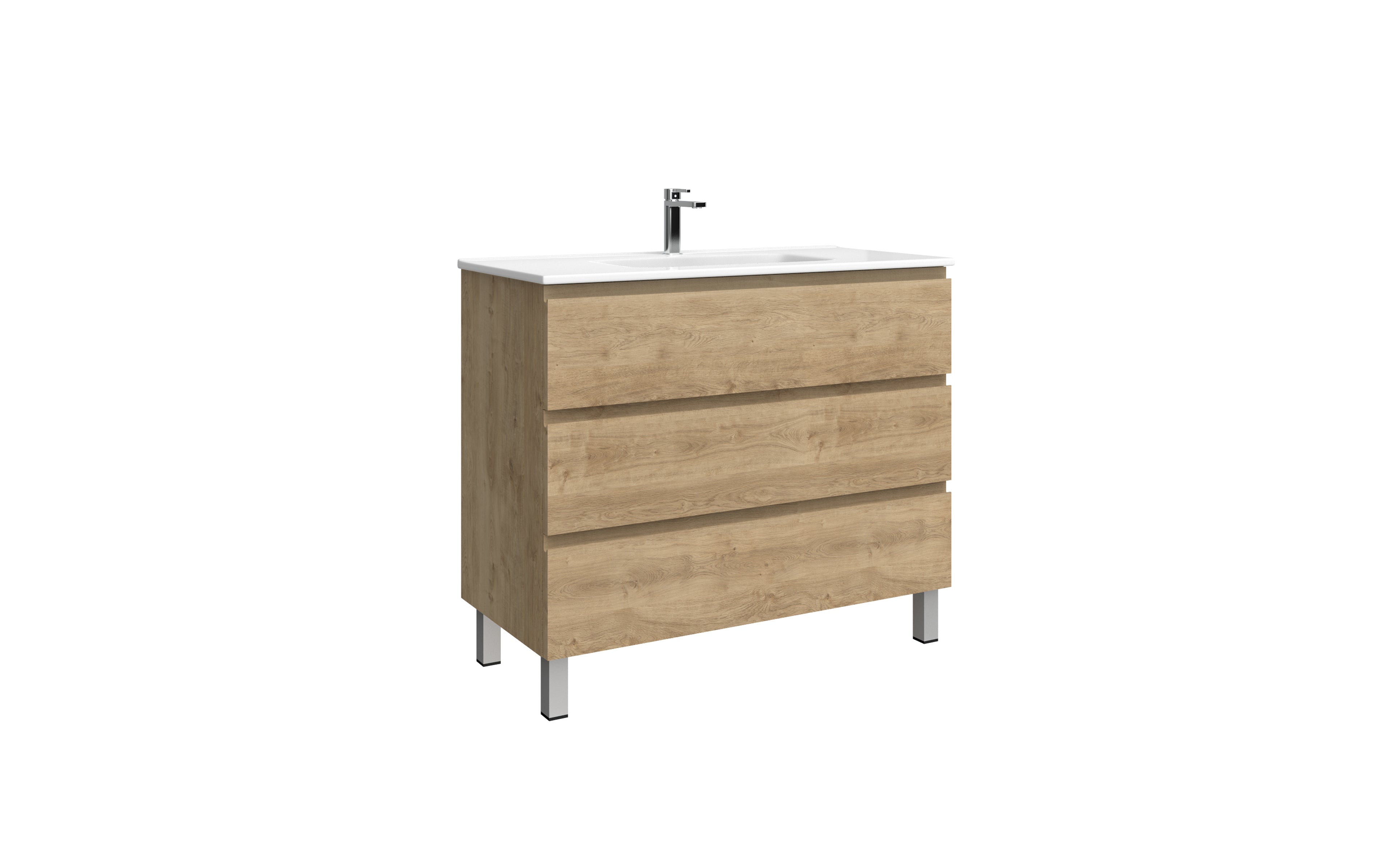 Bathroom Vanity Cabinet - Costa Collection by DAX - Basin Included