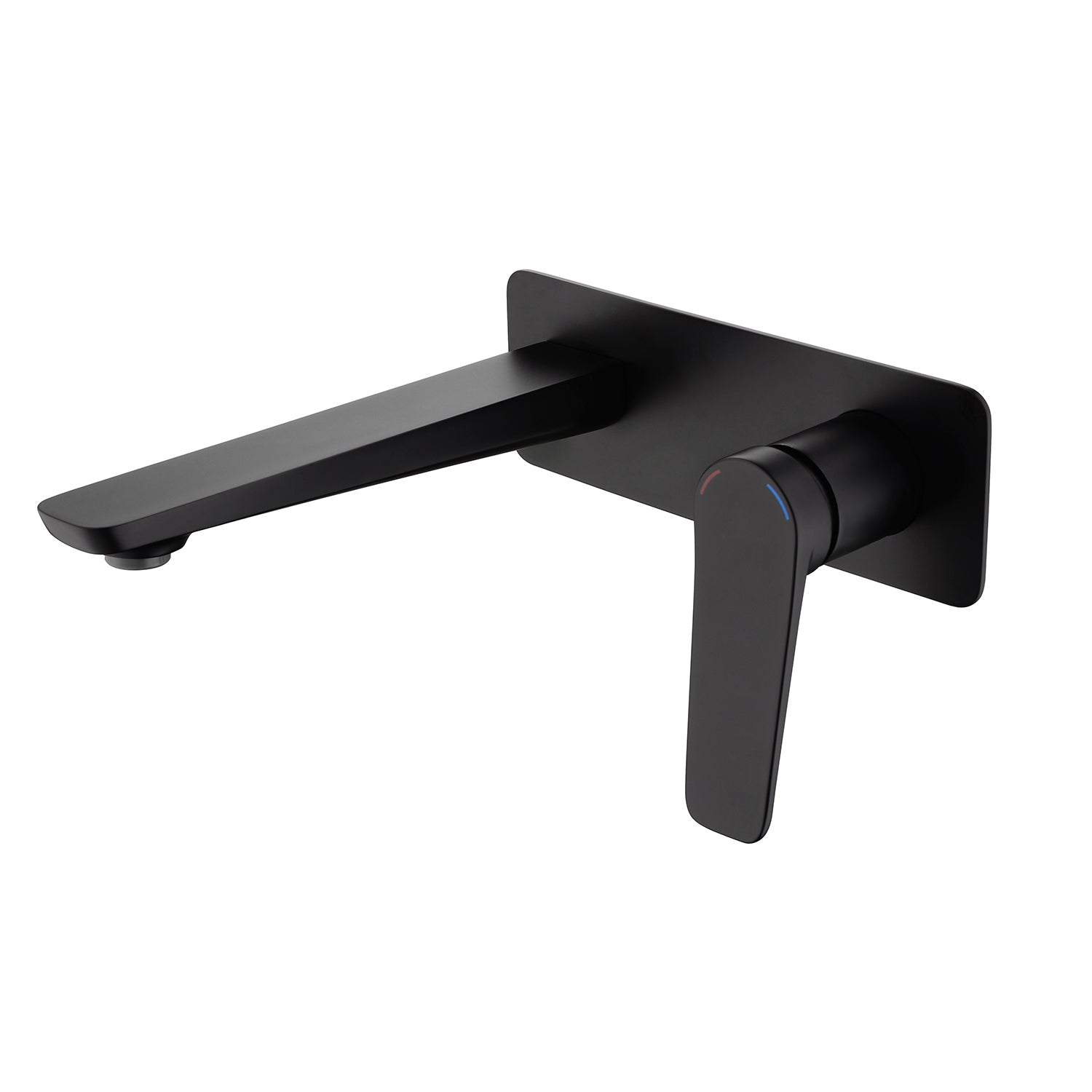 DAX Wall Mount Single Handle Bathroom Faucet Chrome Finish (DAX-65127)