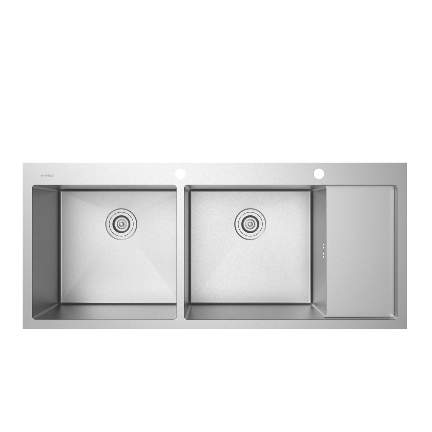 DAX 50/50 Double Bowl Undermount Kitchen Sink 48" x 20" - R10 - 18G.  Accessories Included