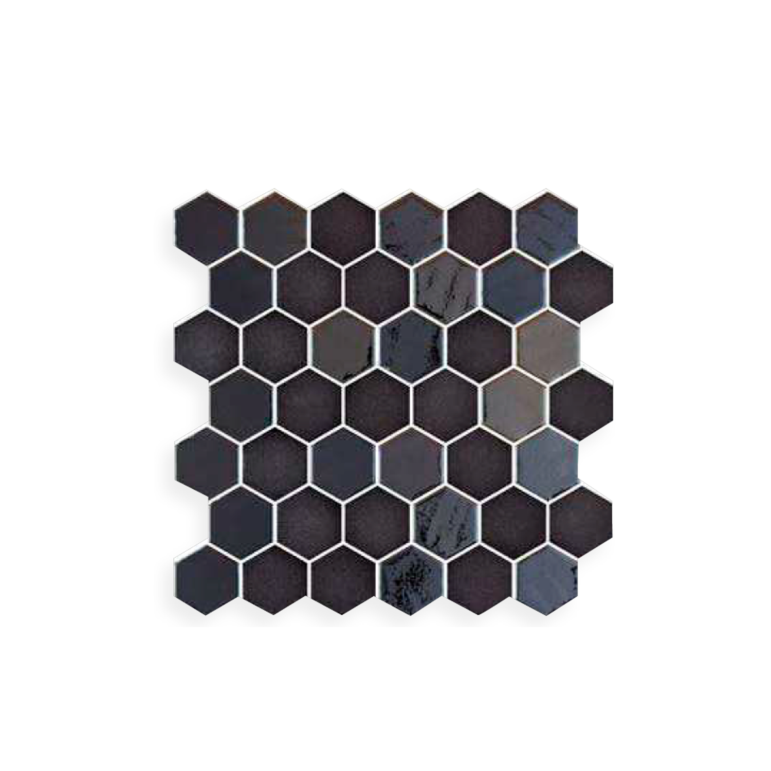 Transform any space with this Onix tile. The hexagon pattern on this 12x12 tile gives it a unique and sophisticated look.
High-quality and durable flooring tiles, available in a wide range of colors and textures. Perfect for any space, combining strength with stylish versatility. We offer the highest quality in our diverse lines of ceramic tile. Design and good taste combine to elevate the ambiance you want to create.