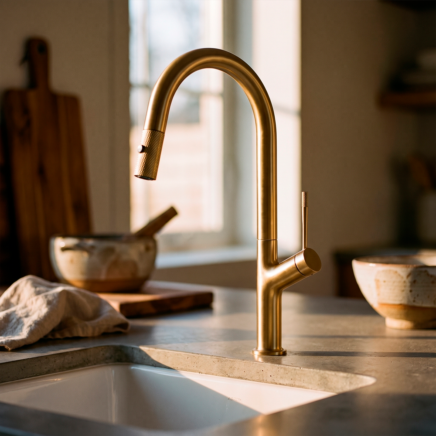 DAX Single Handle Pull Out Kitchen Faucet (DAX-8020011)