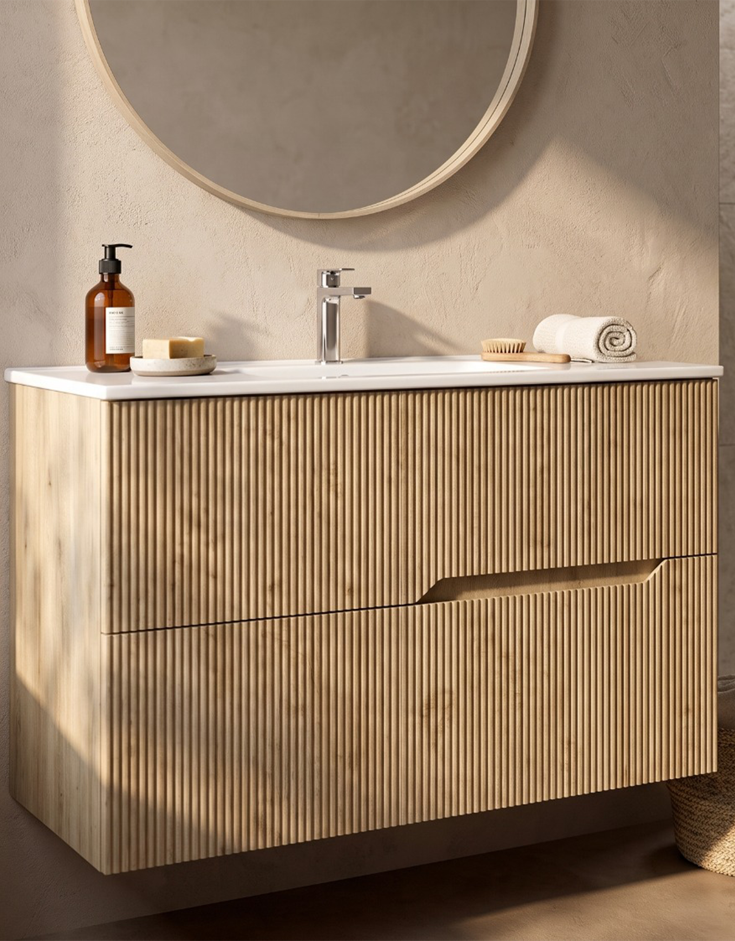 DAX Bamboo Collection Vanity Cabinet