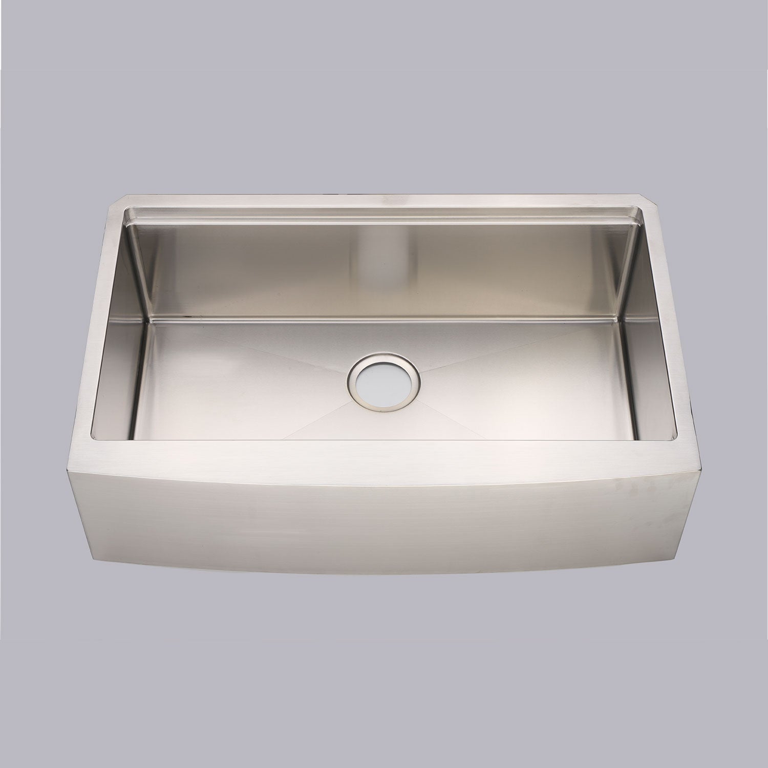 DAX Farmhouse Single Bowl Top Mount Kitchen Sink 36"x21" - R10 - 18G. Accessories Included