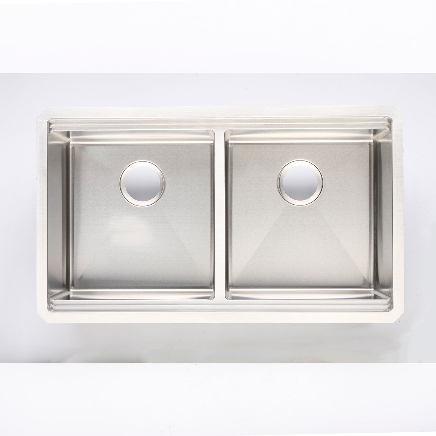 DAX Workstation Double Bowl Double Level Sink 32 x 18 - R10 - 18G. Accessories Included
