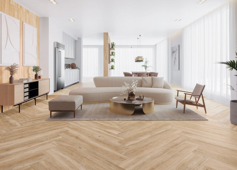 HALCON PECAN flooring - 10 x 60 - (12.16 Sqft - 3 pcs per Box - 42 Boxes per pallet)