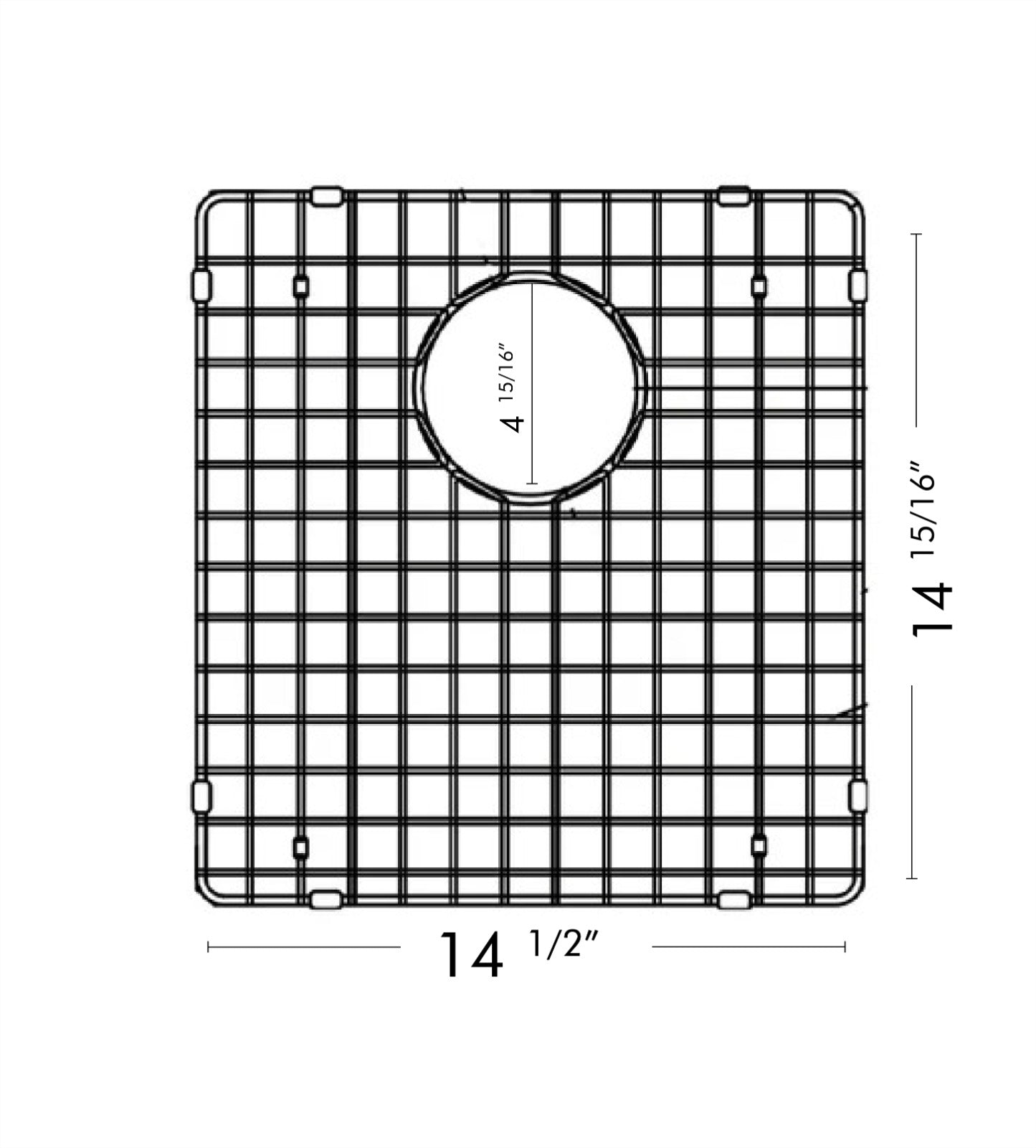 DAX Grid for Kitchen Sink Mod. DX-T3219-R10 (GR-DX-T3219-R10).