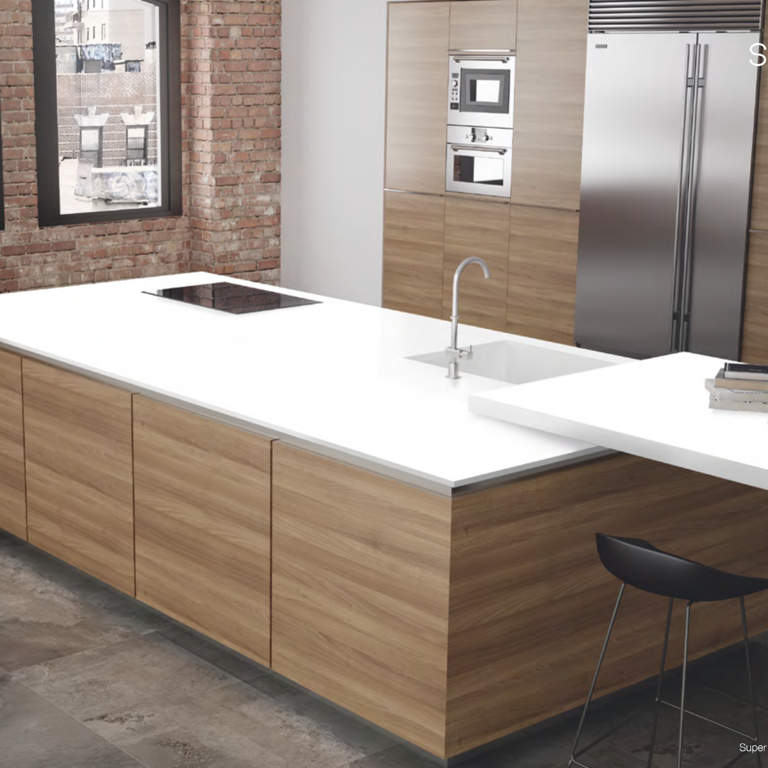 APAVISA Slab 12 mm Super White Natural 127,56 x 63,78 - 56.5 SqFt