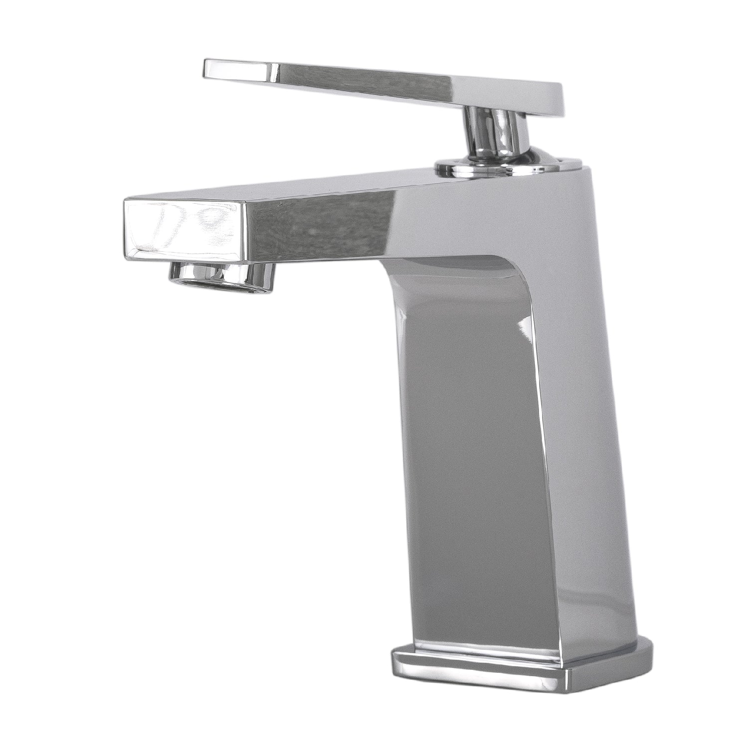 DAX Single Handle Bathroom Faucet, Brass Body, Chrome Finish, 4-3/4 x 5-7/8 Inches (DAX-9802)