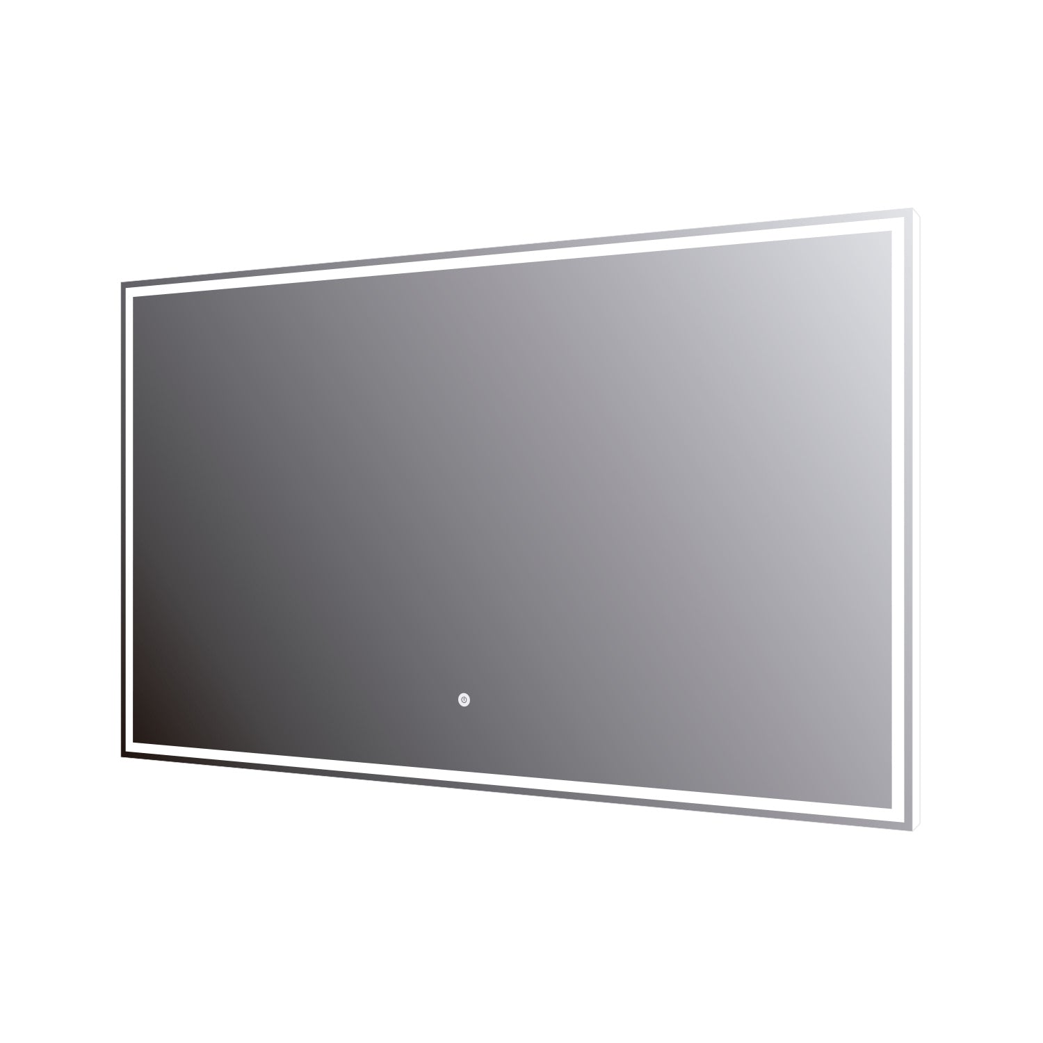 Espejo de tocador de baño con retroiluminación LED DAX con sensor táctil, 110 V, 50-60 Hz, 39-3/8 x 23-5/8 x 12 5/8 pulgadas (DAX-DL7510060)