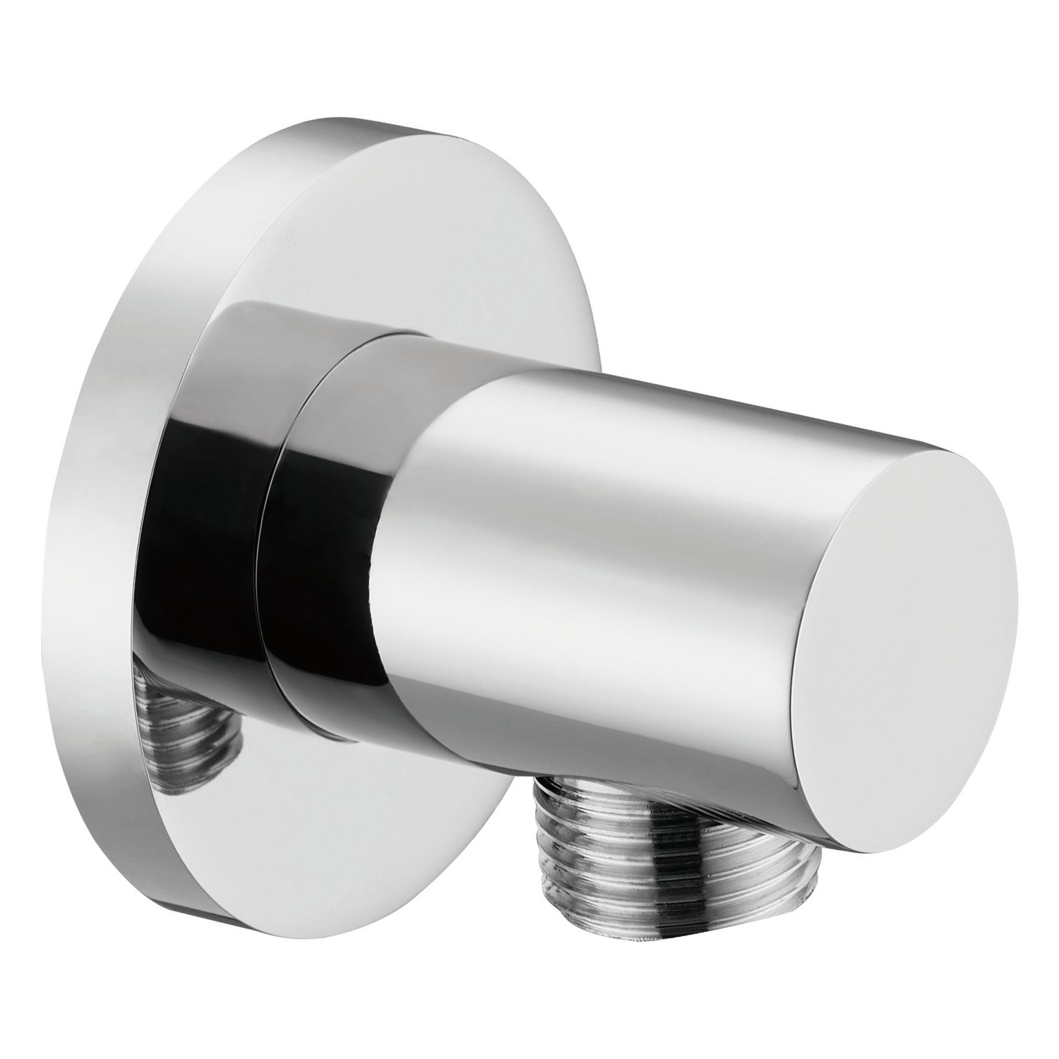 Dax Brass Round Hose Connector Chrome Finish (DAX-043-CR)