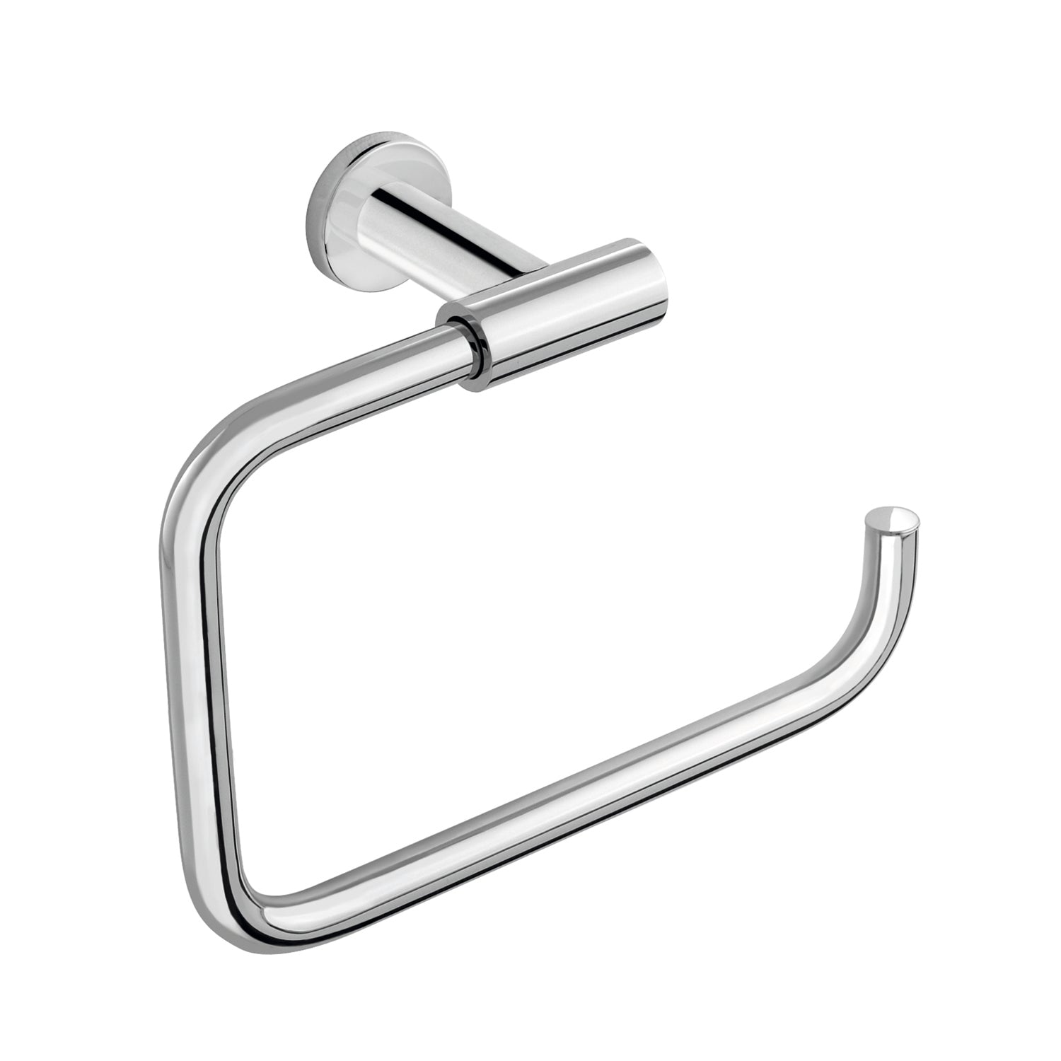 COSMIC Architect Towel Ring, Wall Mount, Brass Body, Chrome Finish, 8-7/8 x 6-5/16 x 3-3/8 Inches (2050172)