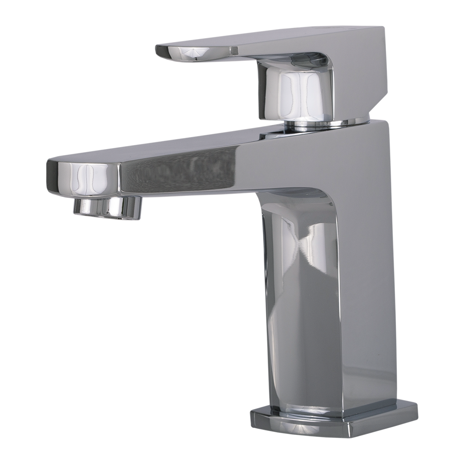 DAX llave monomando para baño, cuerpo de latón, acabado cromado, 4-3/4 x 5-11/16 pulgadas (DAX-8209)