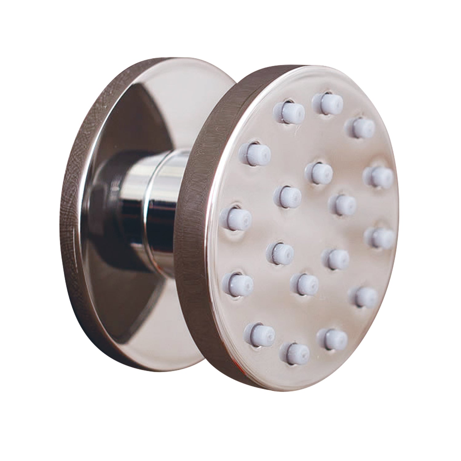 DAX Round Shower Body Spray, Spa Massage Jet, acabado cromado 2-3/4 x 2-3/4 x 2-1/2 pulgadas (DAX-FHS27)