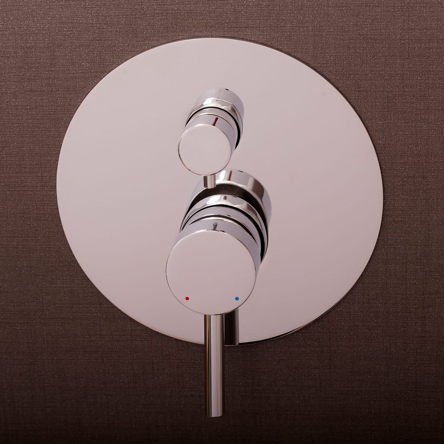 DAX Round Shower Single Valve Trim, Brass Body, Chrome Finish 7-1/2 x 4-7/16 Inches (DAX-6973-CR)