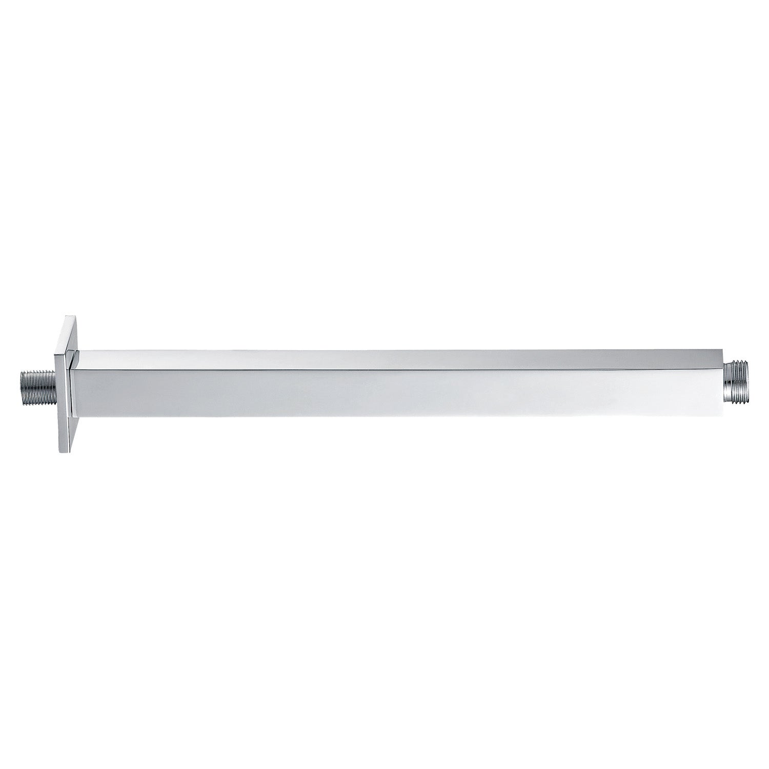 Dax Brass Square Ceiling Shower Arm 8 Inches Brushed Nickel Finish (DAX-1012-200-BN)