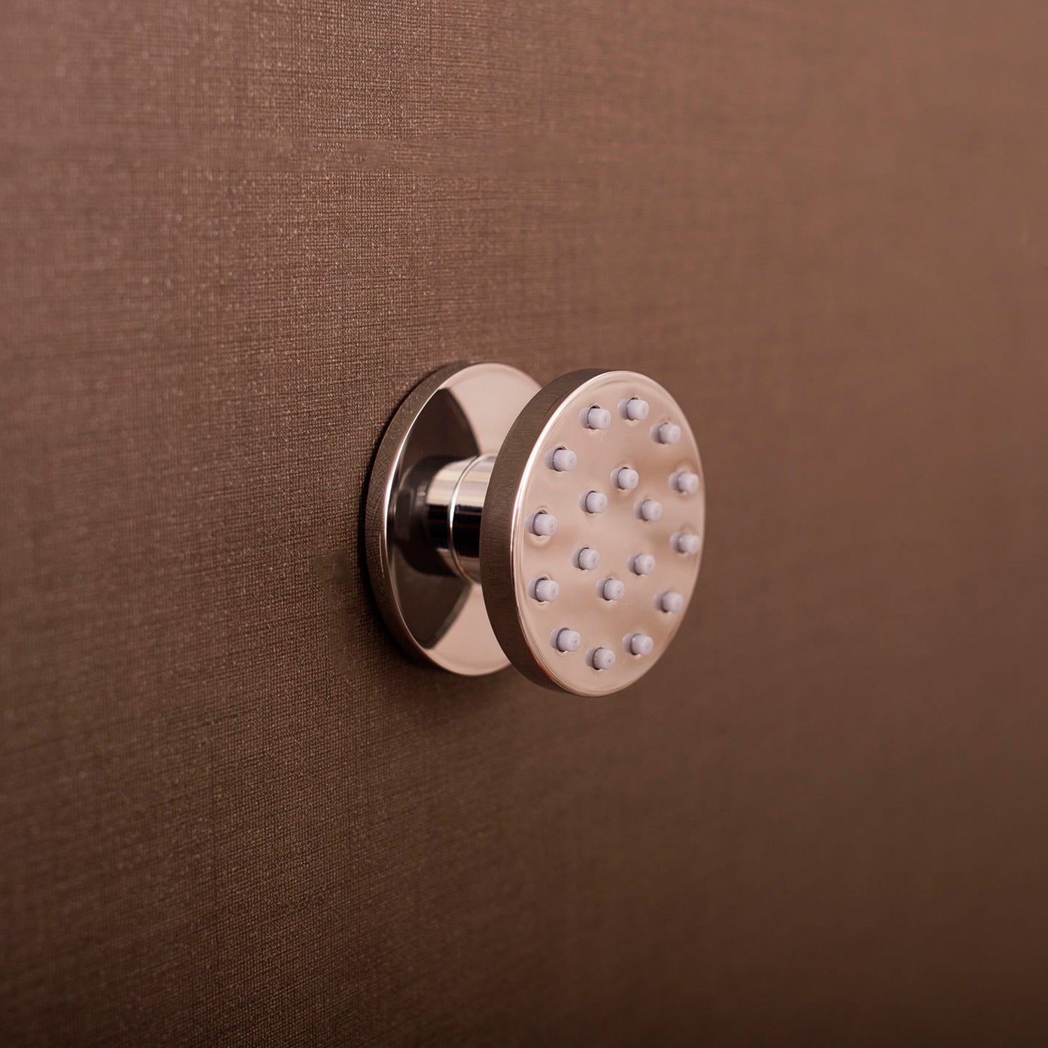 DAX Round Shower Body Spray, Spa Massage Jet, Chrome Finish 2-3/4 x 2-3/4 x 2-1/2 Inches (DAX-FHS27)