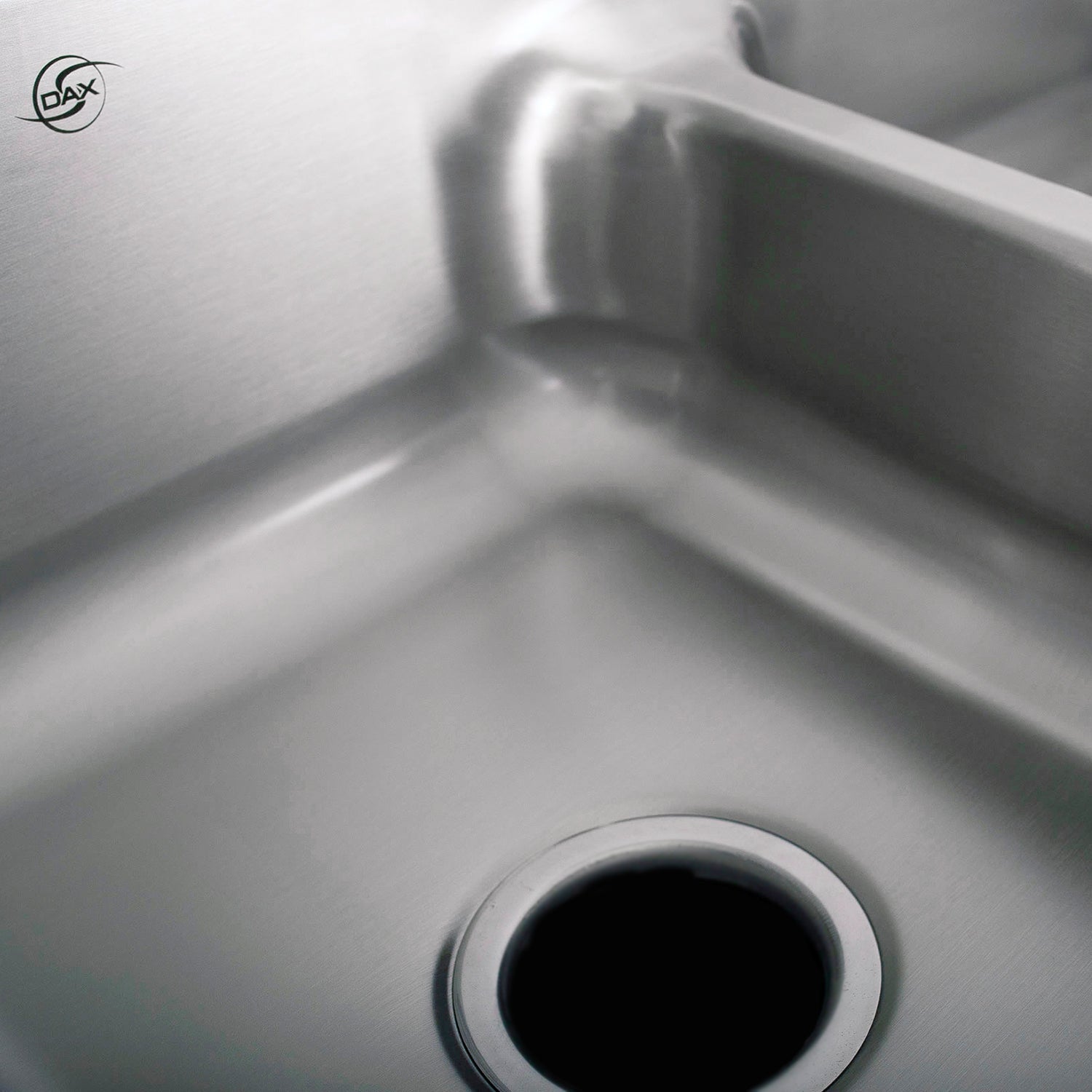 DAX 50/50 Double Bowl Undermount Kitchen Sink, 18 Gauge Stainless Steel, Brushed Finish , 32-1/4 x 18-7/8 x 9 Inches (DAX-3218)
