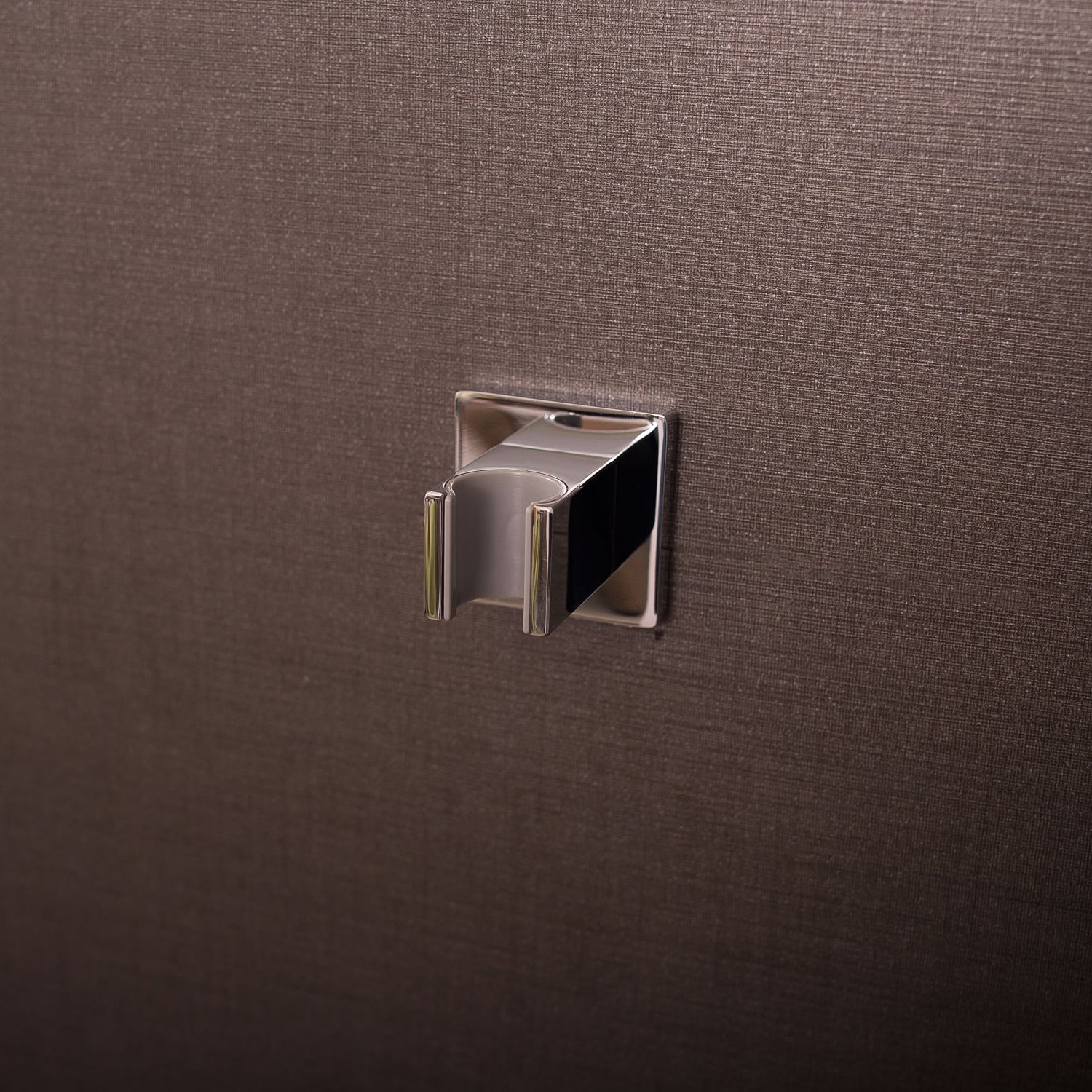 DAX Hand Held Shower Holder, Square Line, Wall Mount , Brass Body, Chrome Finish, 2-3/4 Inches (DAX-8876)