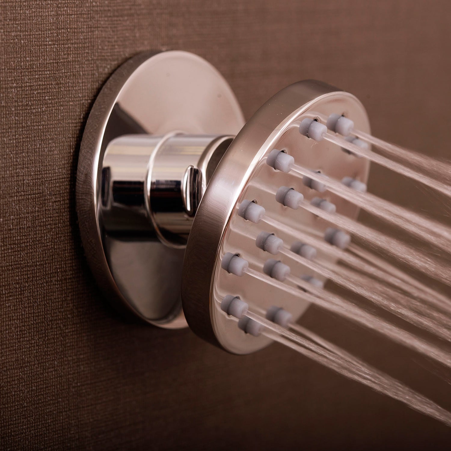 DAX Round Shower Body Spray, Spa Massage Jet, Chrome Finish 2-3/4 x 2-3/4 x 2-1/2 Inches (DAX-FHS27)