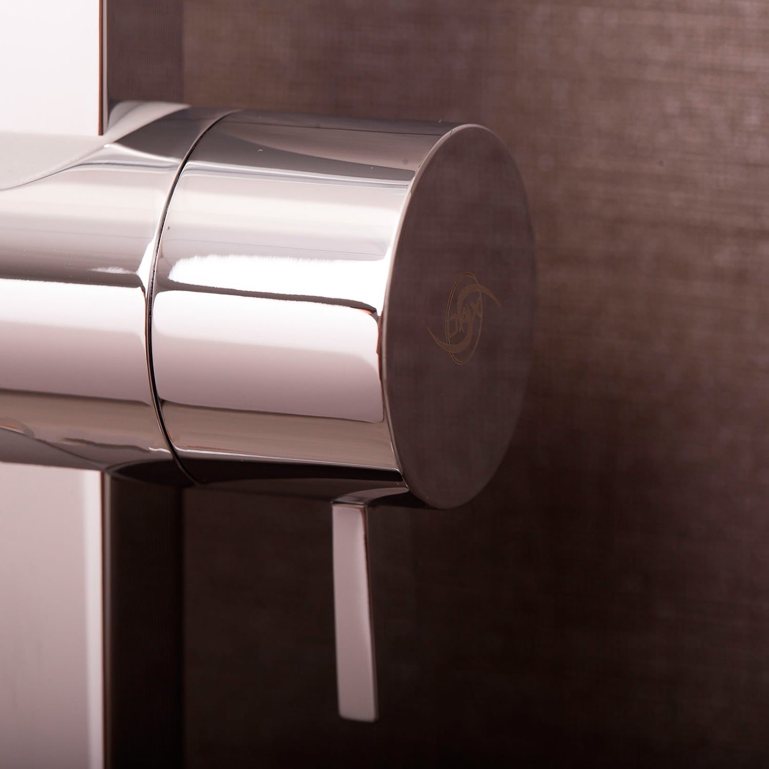 DAX Hand Shower Head with Square Adjustable Slide Bar, Stainless Steel Body, Chrome Finish, 23-5/8 x 2-3/8 Inches (DAX-9523)