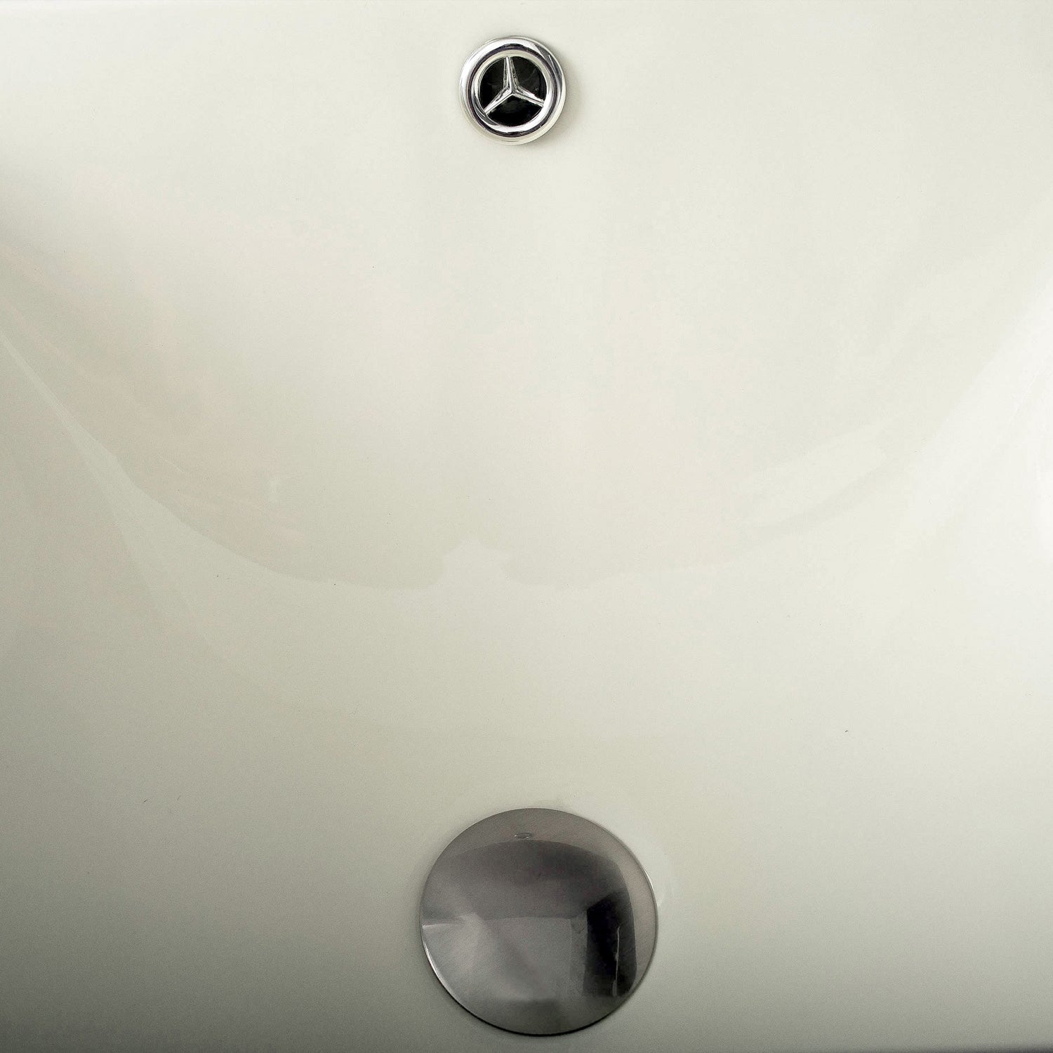 DAX Ceramic Square Single Bowl Undermount Bathroom Sink, Ivory Finish, 18-1/2 x 13 x 7-1/2 Inches (BSN-202B-I)