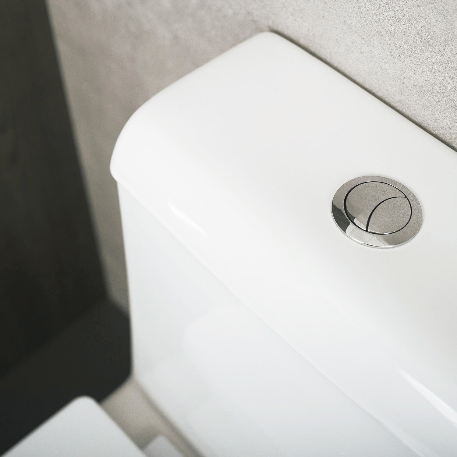 DAX One Piece Square Toilet with Soft Closing Seat and Dual Flush High-Efficiency, Porcelain, White Finish, Height 30-3/4 Inches (BSN-43A)