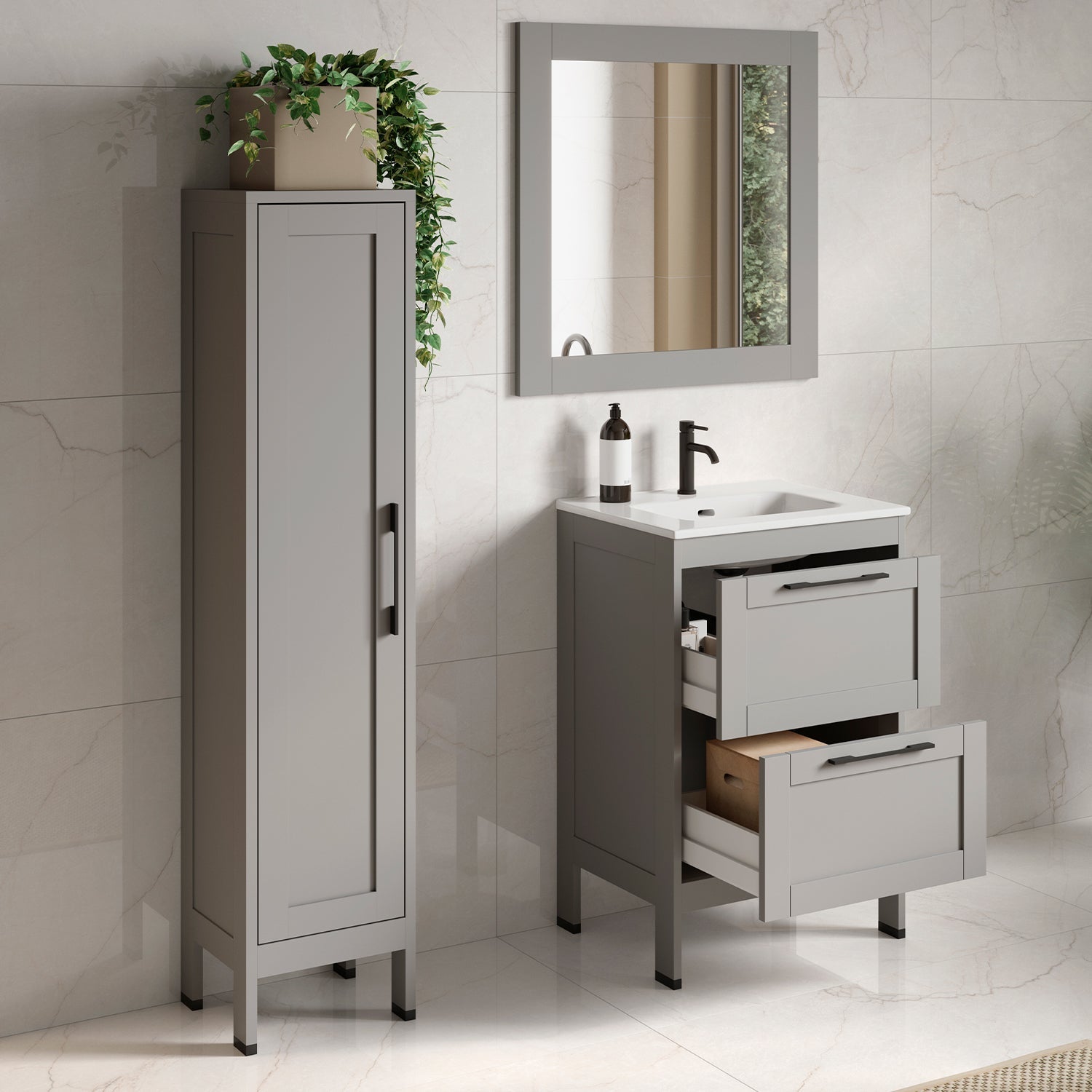 DAX Lakeside Single Vanity with Onix Basin