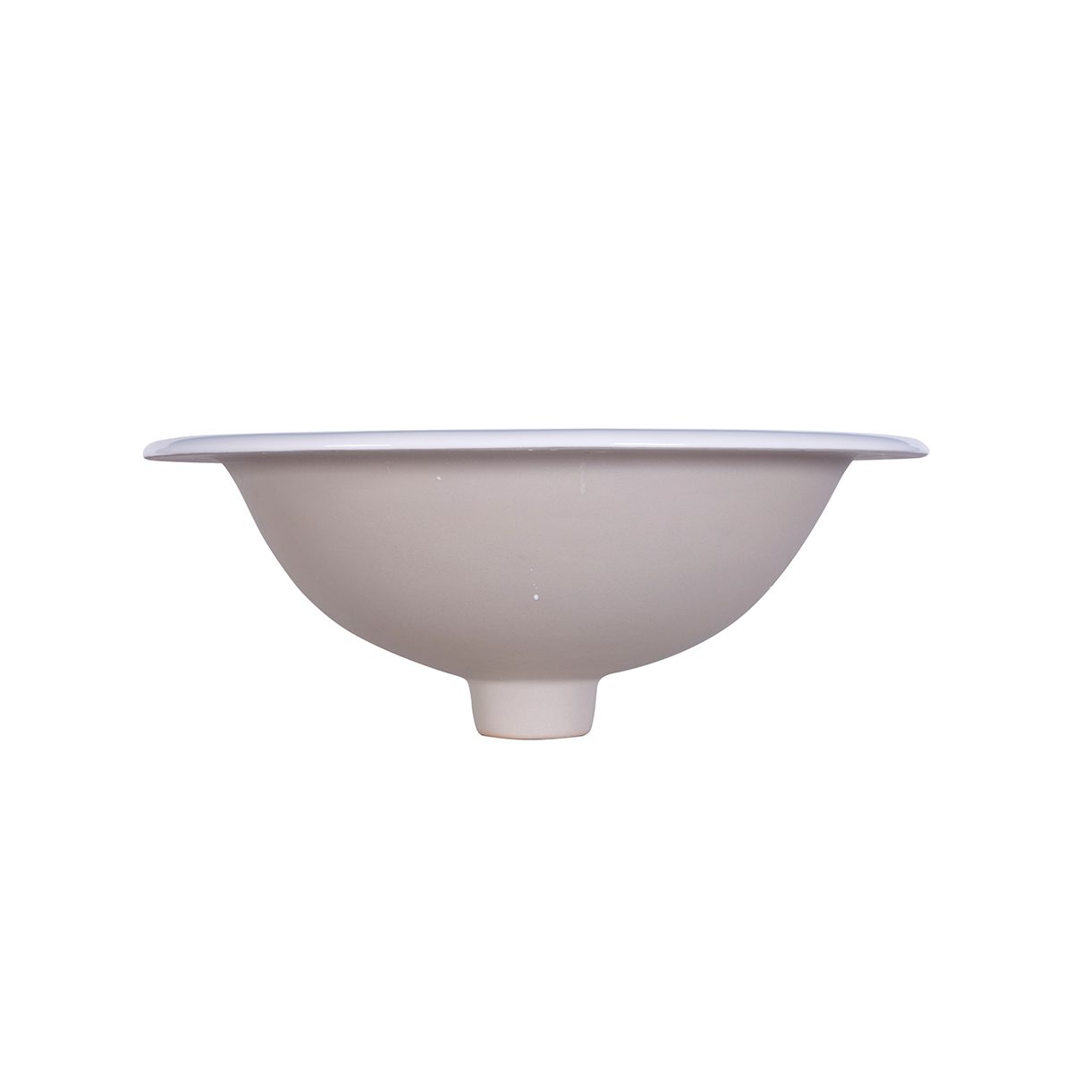 DAX Ceramic Single Bowl Top Mount Bathroom Sink, White Finish, 19-11/16 x 17-11/16 x 8-1/4 Inches (BSN-209-W)