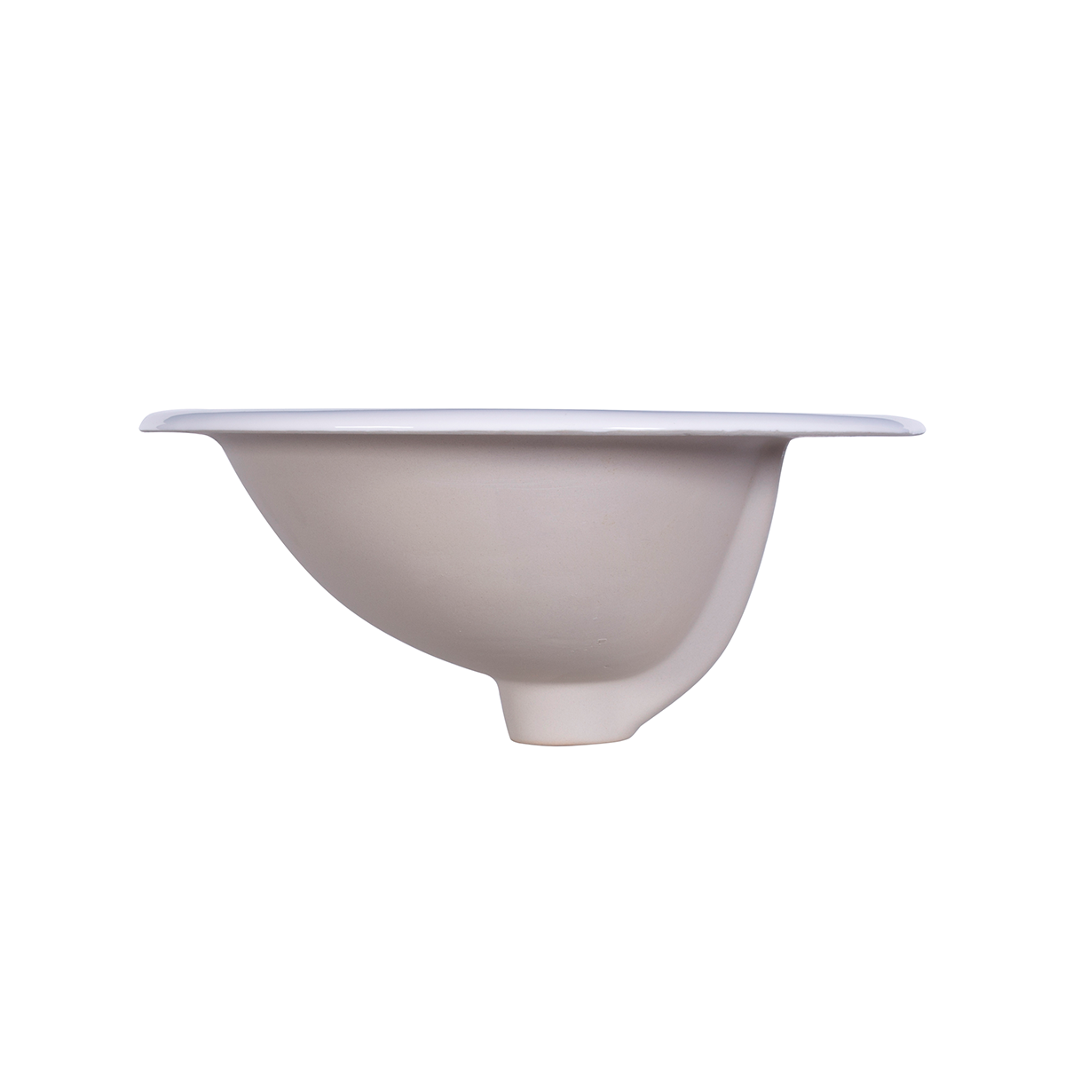 DAX Ceramic Single Bowl Top Mount Bathroom Sink, White Finish, 19-11/16 x 17-11/16 x 8-1/4 Inches (BSN-209-W)
