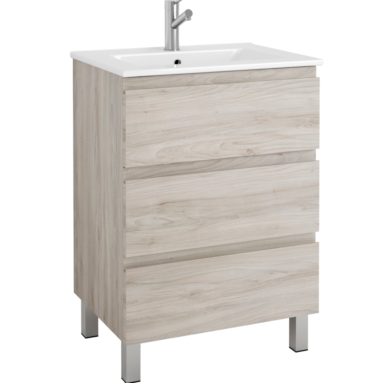 This vanity has three spacious drawers and ample room for all your essentials. Order now at www.daxin.com.