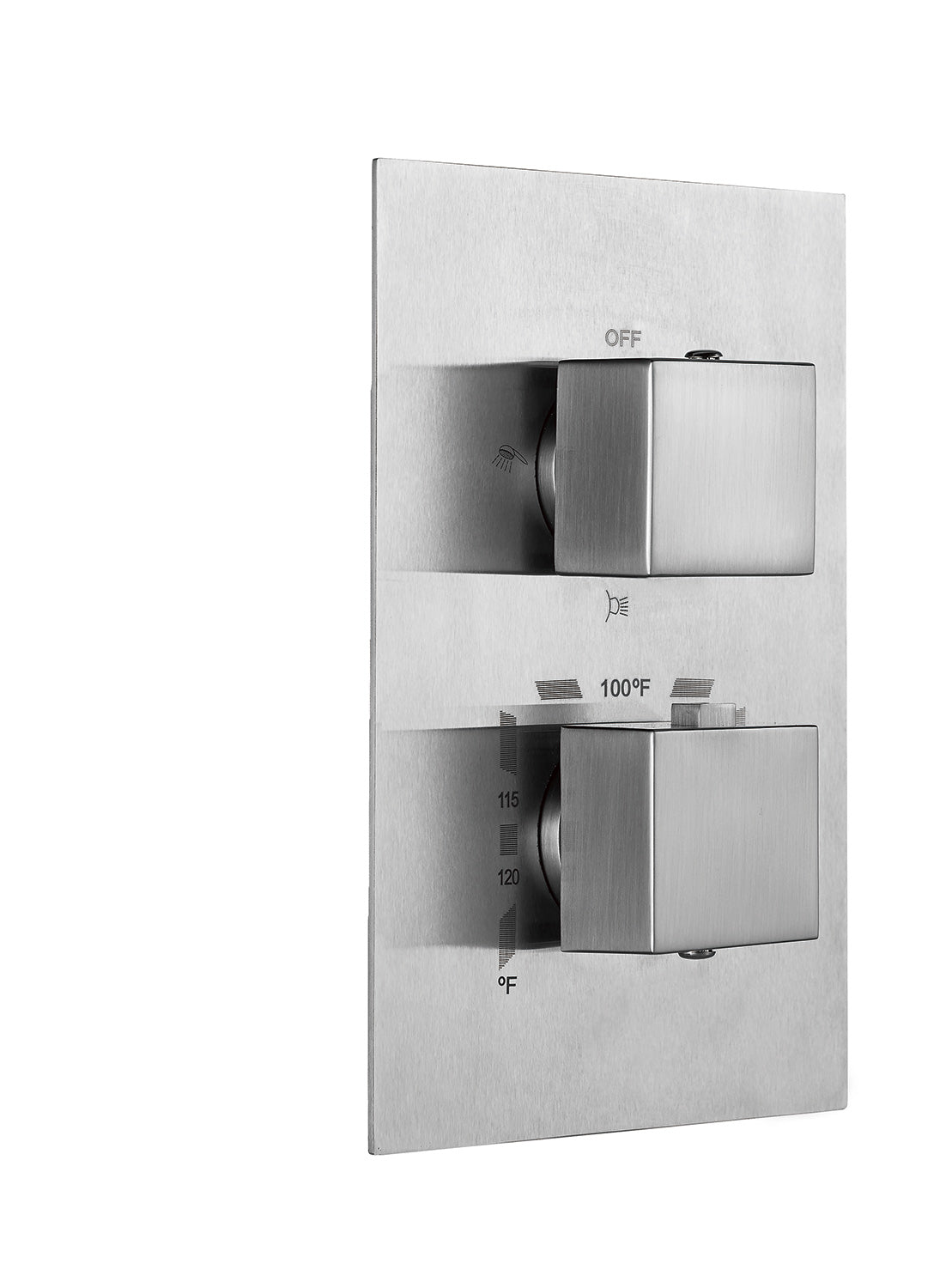 Dax Square Handles And Plate Kit - Chrome Finish For Model Dax-11002 (DAX-1002-03-CR)