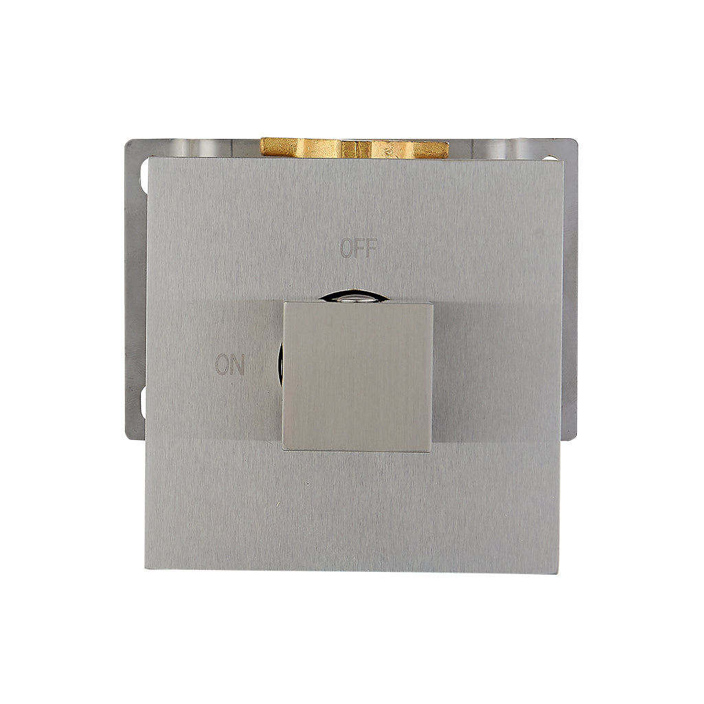 DAX Square Concealed 3 way diverter. Brushed Nickel Finish (DAX-1053-SQ-BN)