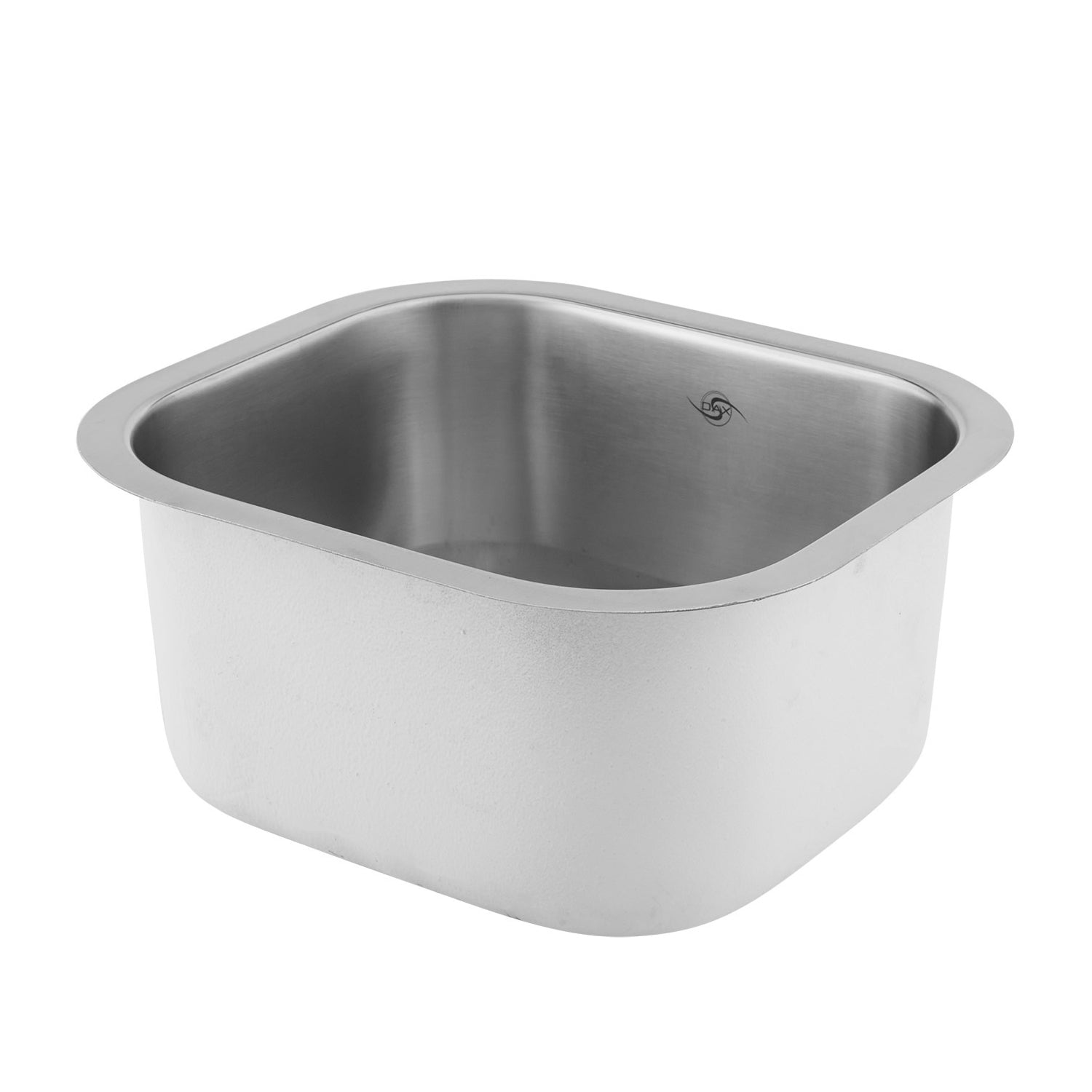 DAX Single Bowl Undermount Kitchen Sink, 18 Gauge Stainless Steel, Brushed Finish , 14-1/2 x 13 x 7 Inches (DAX-1214)